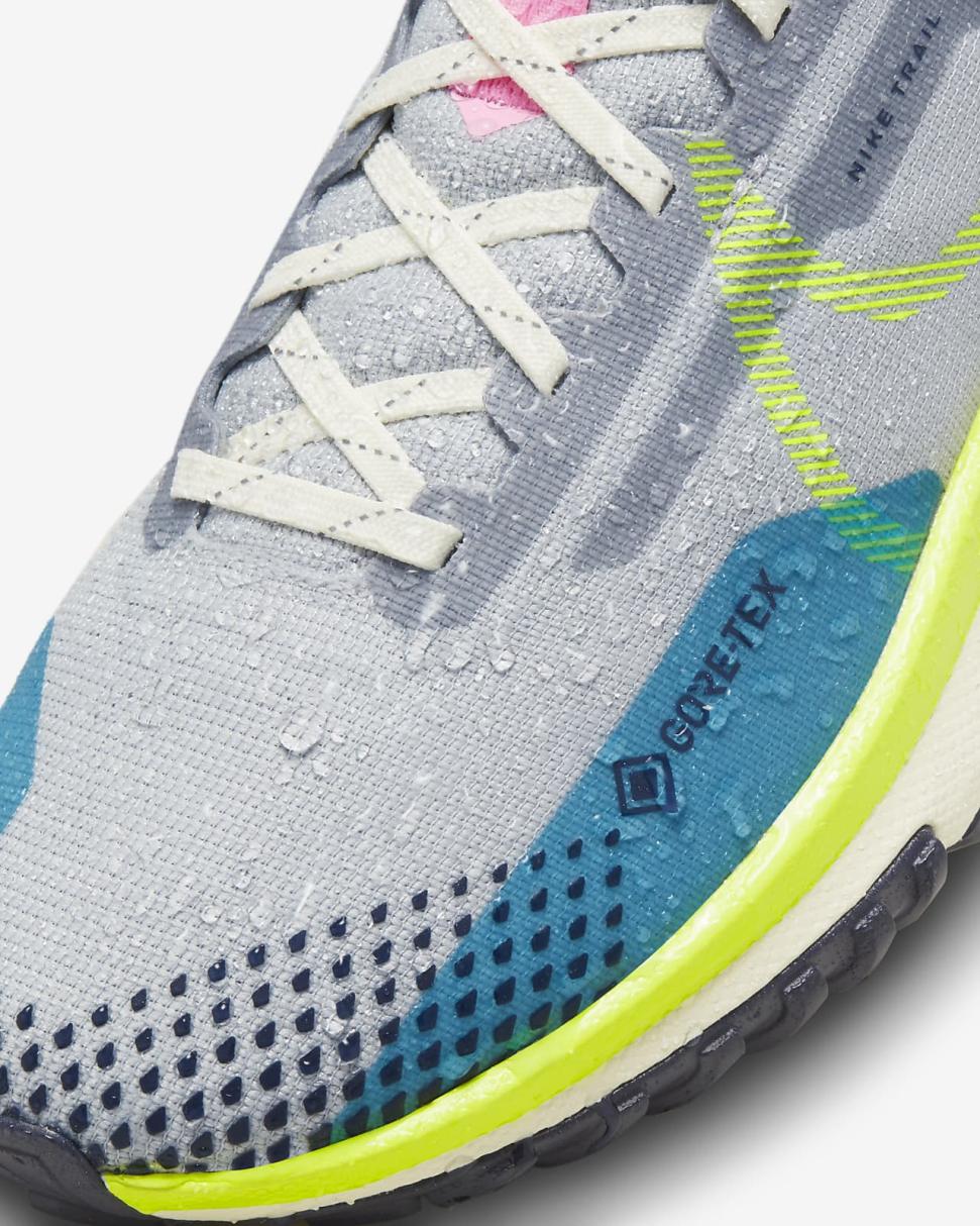Nike Pegasus Trail 4 GORE-TEX Wolf Grey/Stadium Green/Baltic Blue/Volt | Womens Nike Running
