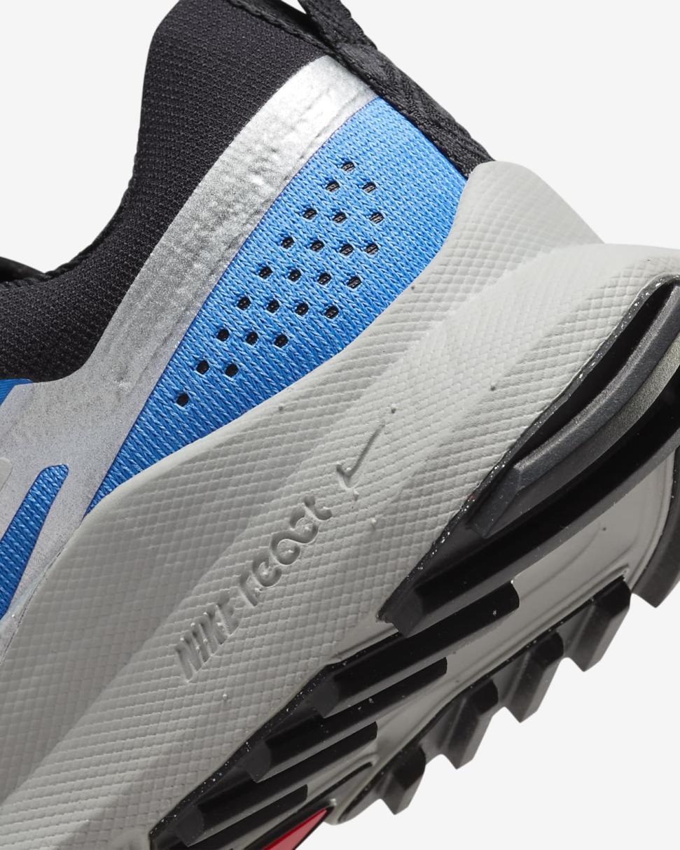 Nike Pegasus Trail 4 Light Photo Blue/Track Red/Black/Metallic Silver | Womens Nike Running