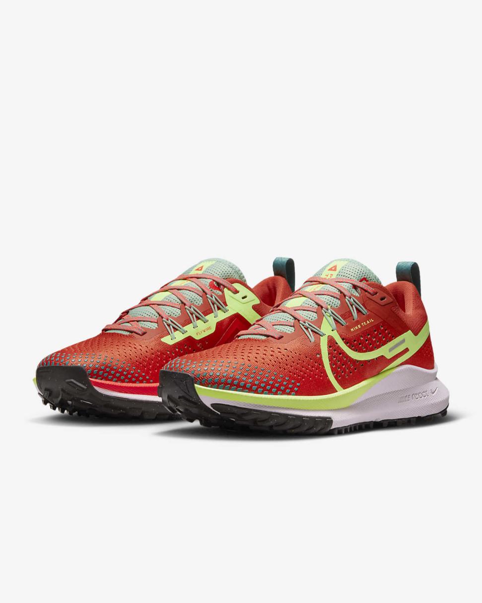 Nike Pegasus Trail 4 Mantra Orange/Enamel Green/Bicoastal/Ghost Green | Womens Nike Running