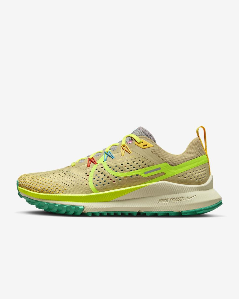Nike Pegasus Trail 4 Team Gold/Baltic Blue/Stadium Green/Volt | Womens Nike Running