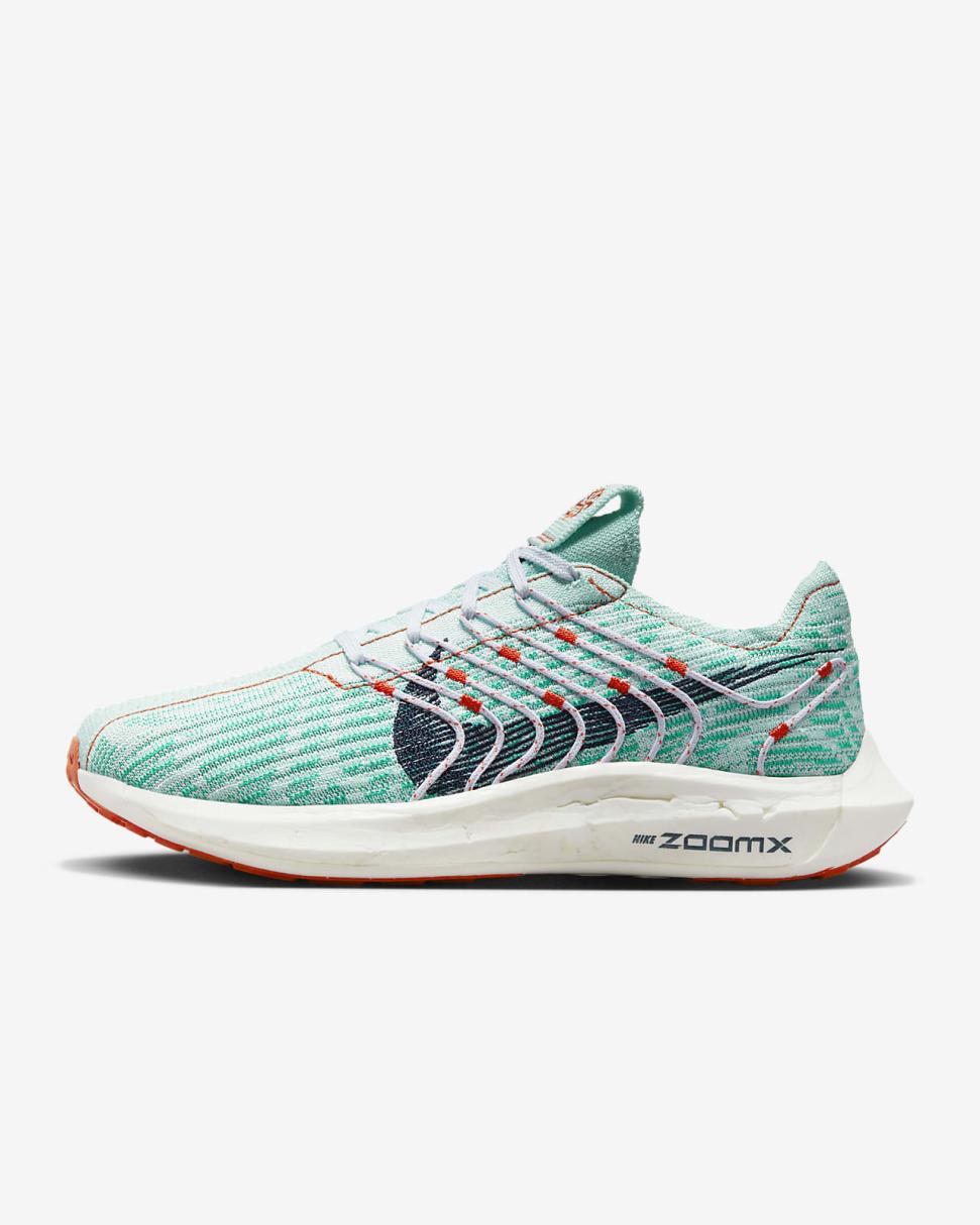 Nike Pegasus Turbo Jade Ice/Clear Jade Ii/Picante Red/Obsidian | Womens Nike First Day Kicks