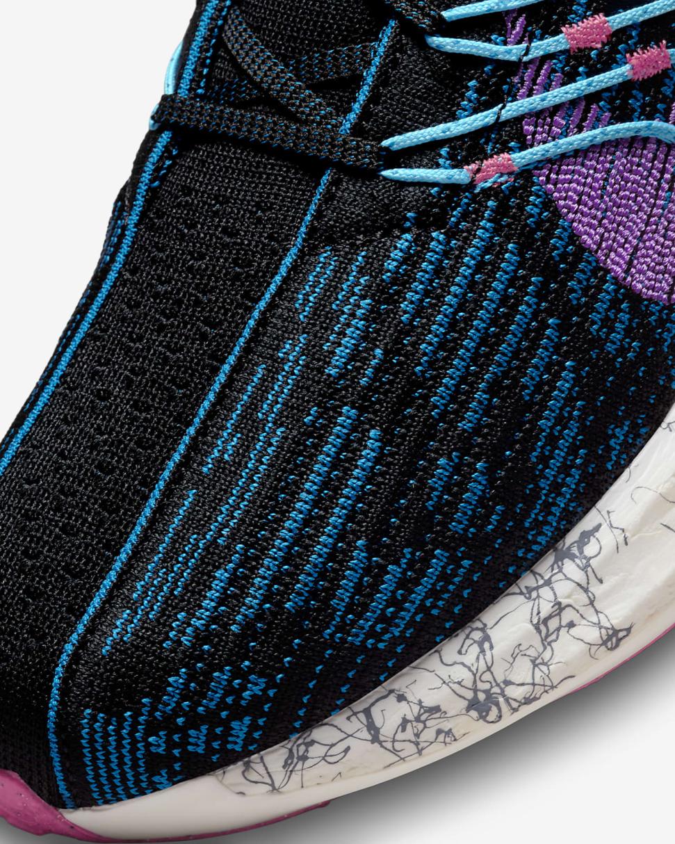 Nike Pegasus Turbo Next Nature SE Black/Green Abyss/Hyper Pink/Fuchsia Dream | Mens Nike Running