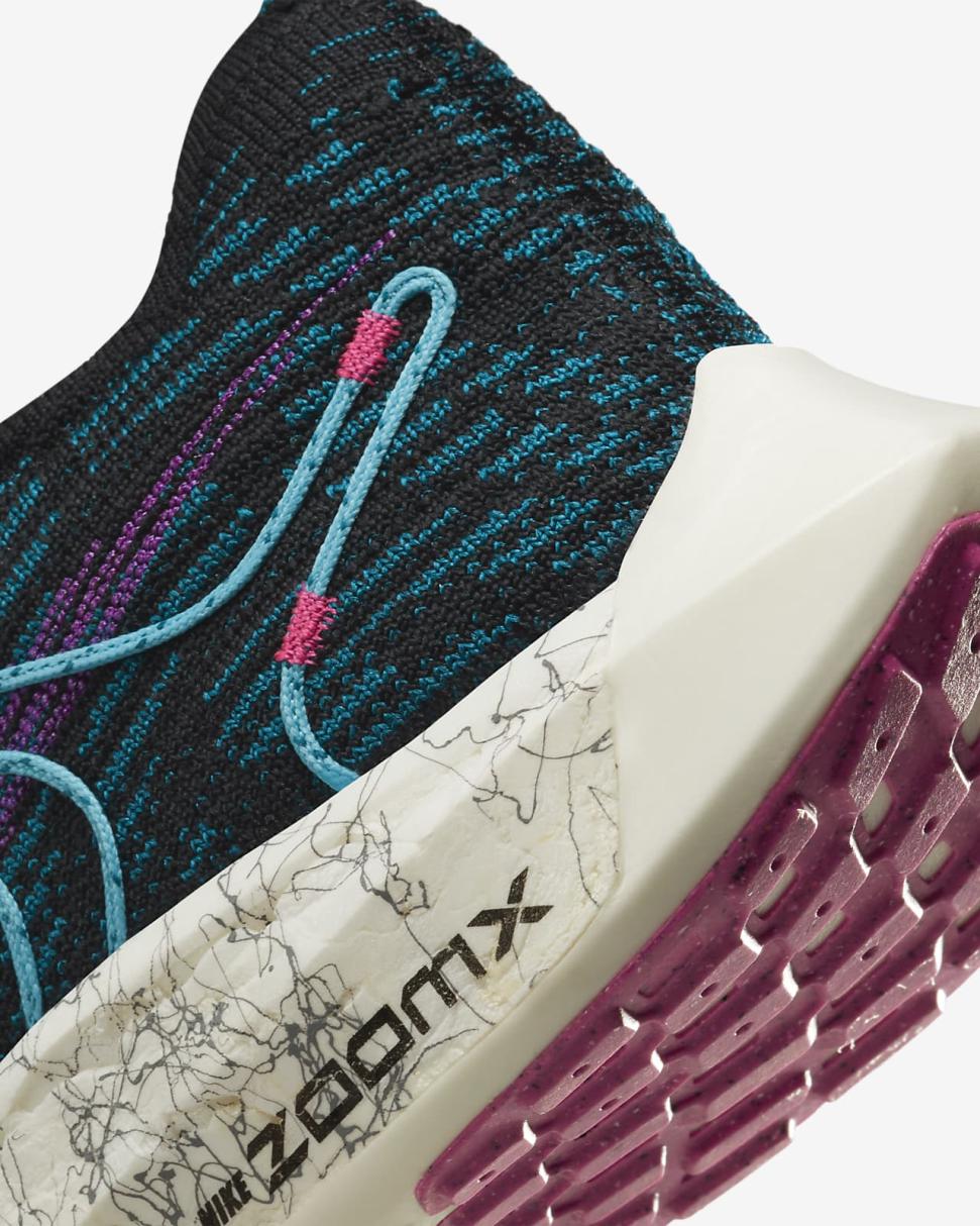 Nike Pegasus Turbo Next Nature SE Black/Green Abyss/Hyper Pink/Fuchsia Dream | Womens Nike Running