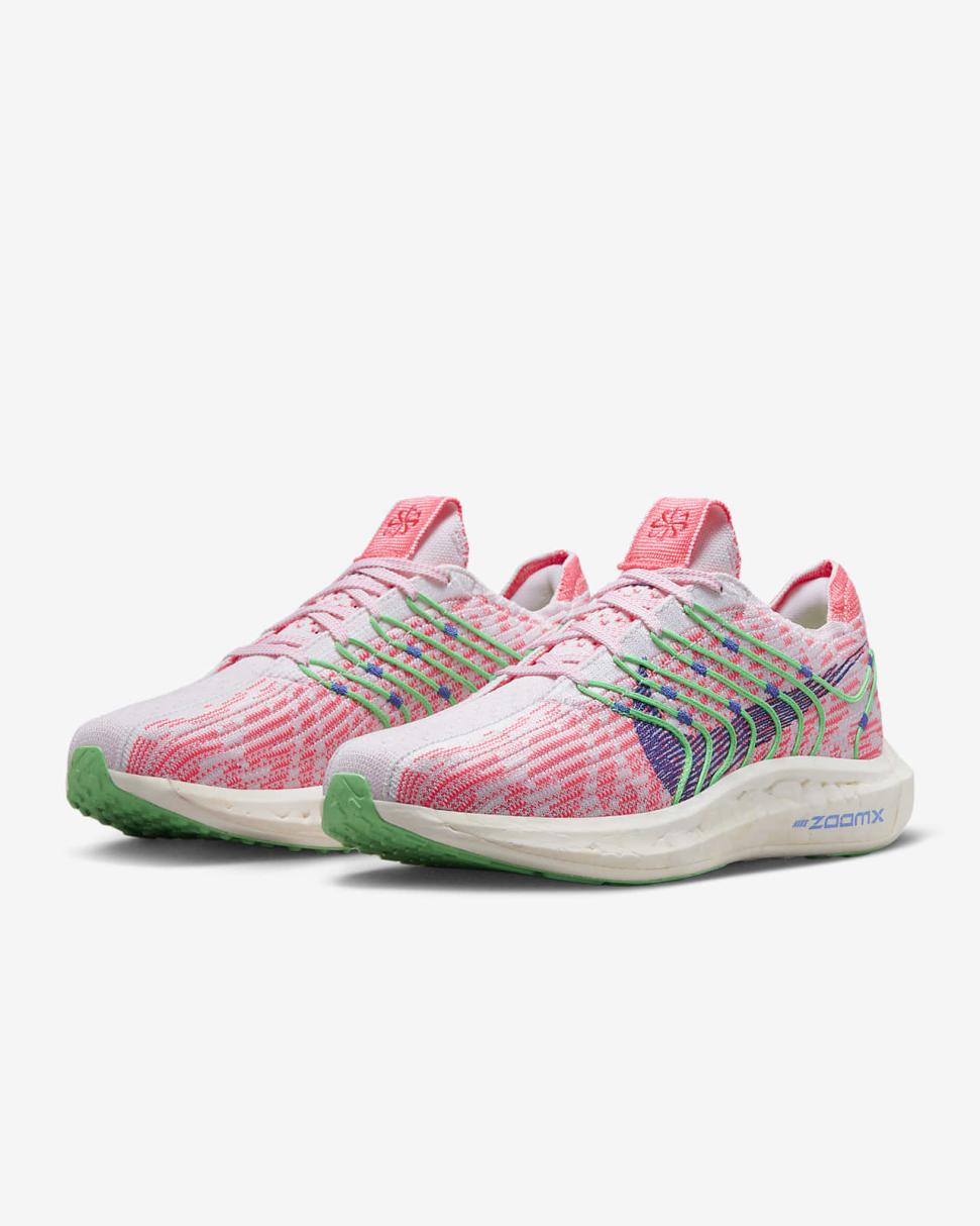 Nike Pegasus Turbo Next Nature White/Hot Punch/Electric Algae/Racer Blue | Womens Nike Running