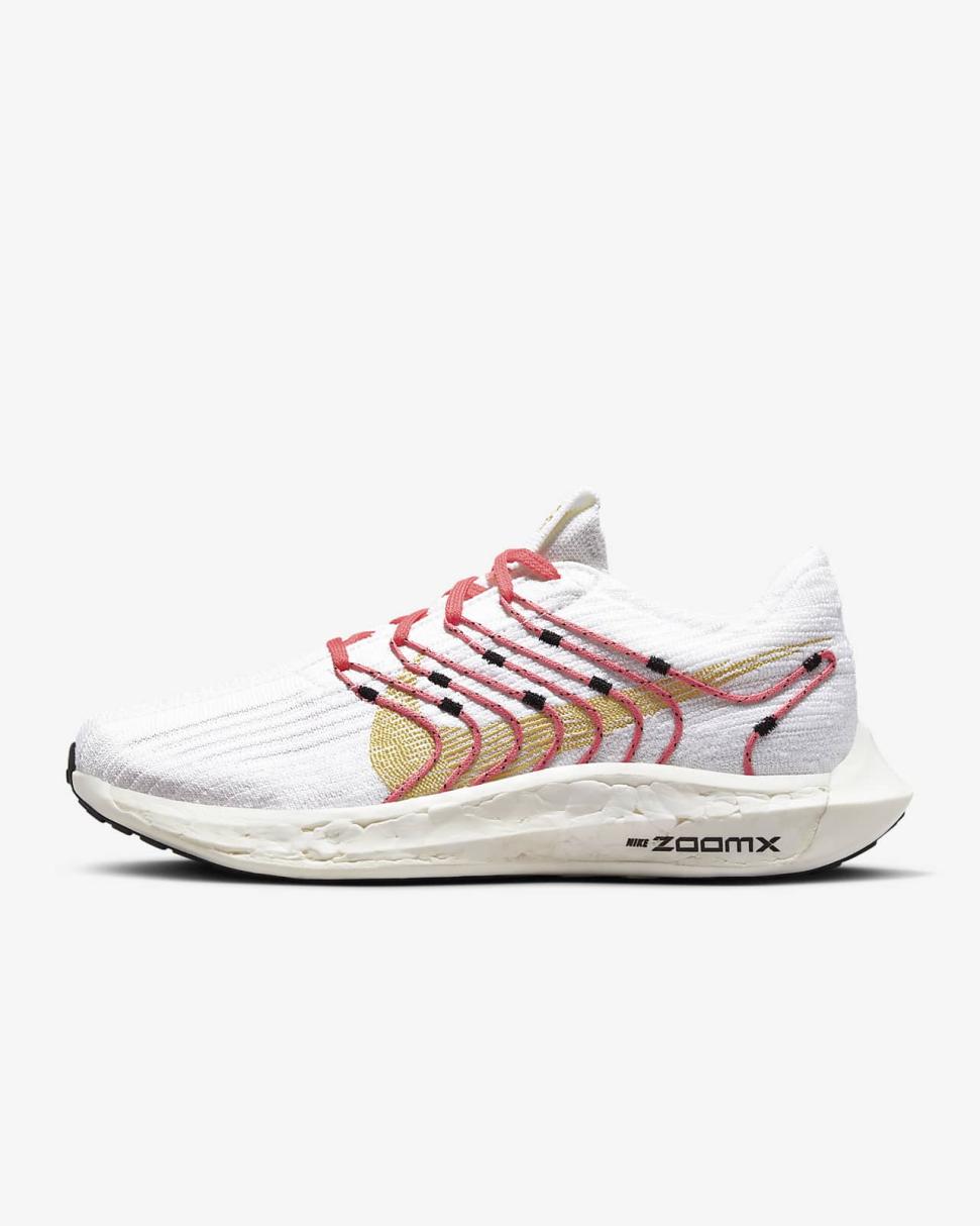 Nike Pegasus Turbo White/Sea Coral/Black/Topaz Gold | Womens Nike First Day Kicks