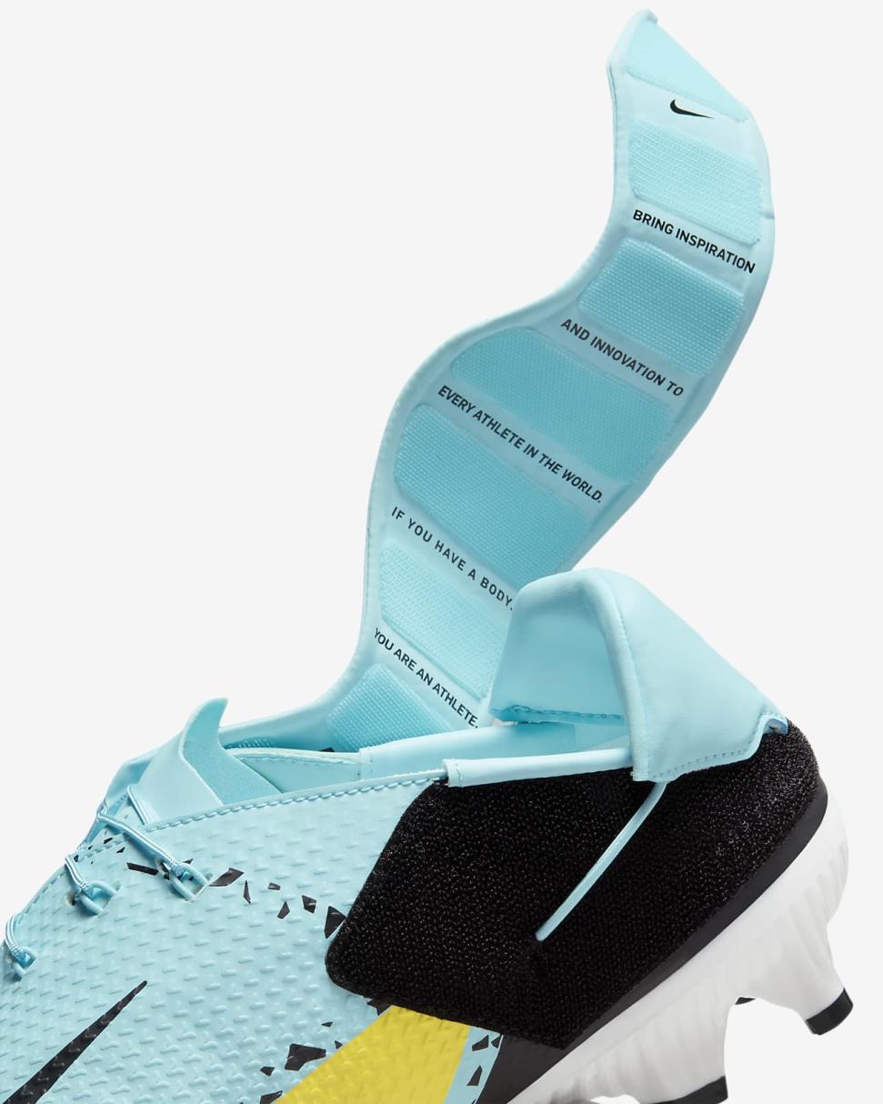 Nike Phantom GT2 Academy FlyEase Glacier Ice/Yellow Strike/Sunset Glow/Black | Mens/Womens Nike Soccer