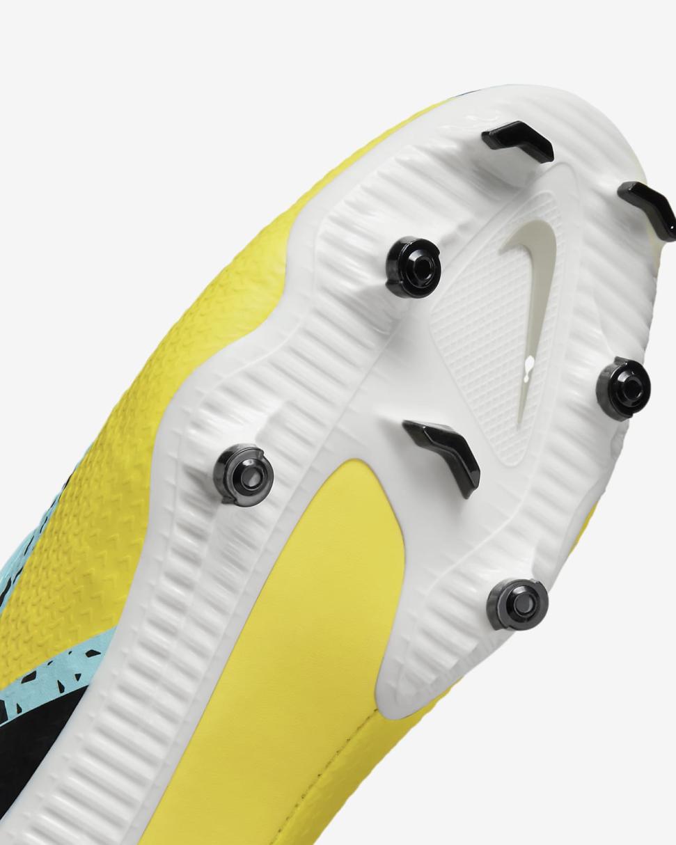 Nike Phantom GT2 Academy FlyEase Glacier Ice/Yellow Strike/Sunset Glow/Black | Mens/Womens Nike Soccer
