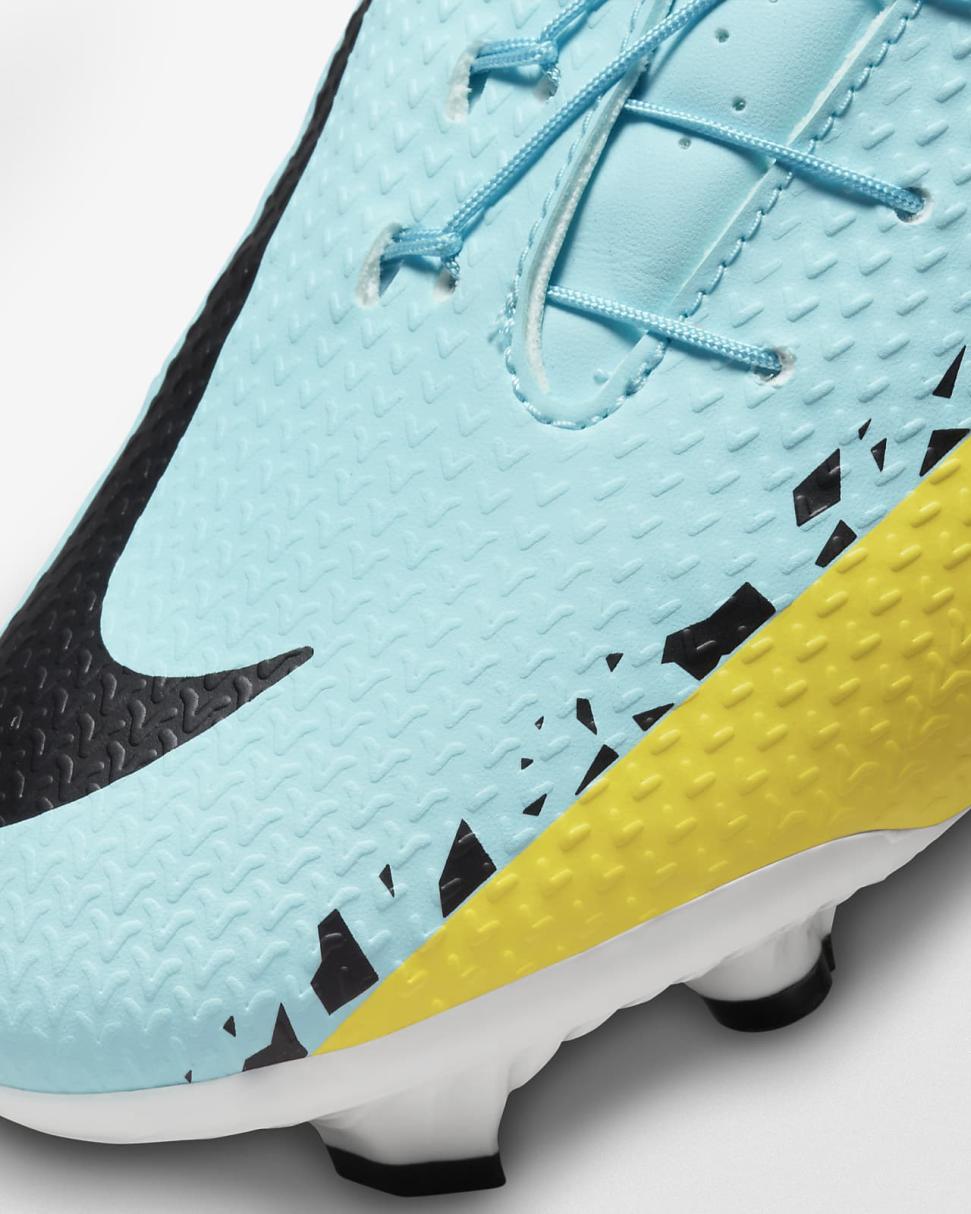 Nike Phantom GT2 Academy FlyEase Glacier Ice/Yellow Strike/Sunset Glow/Black | Mens/Womens Nike Soccer