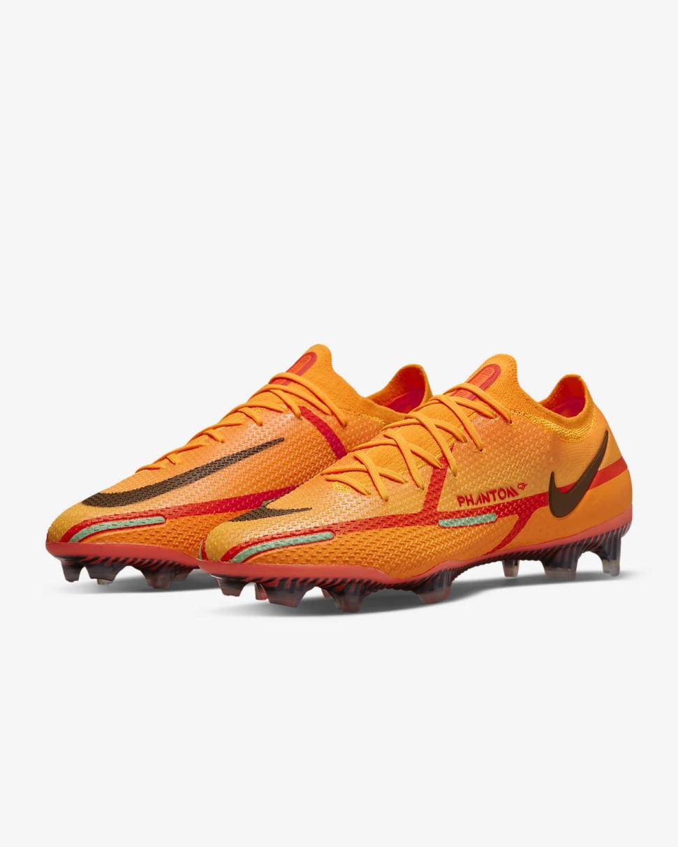 Nike Phantom GT2 Elite FG Laser Orange/Total Orange/Bright Crimson/Black | Mens Nike Soccer