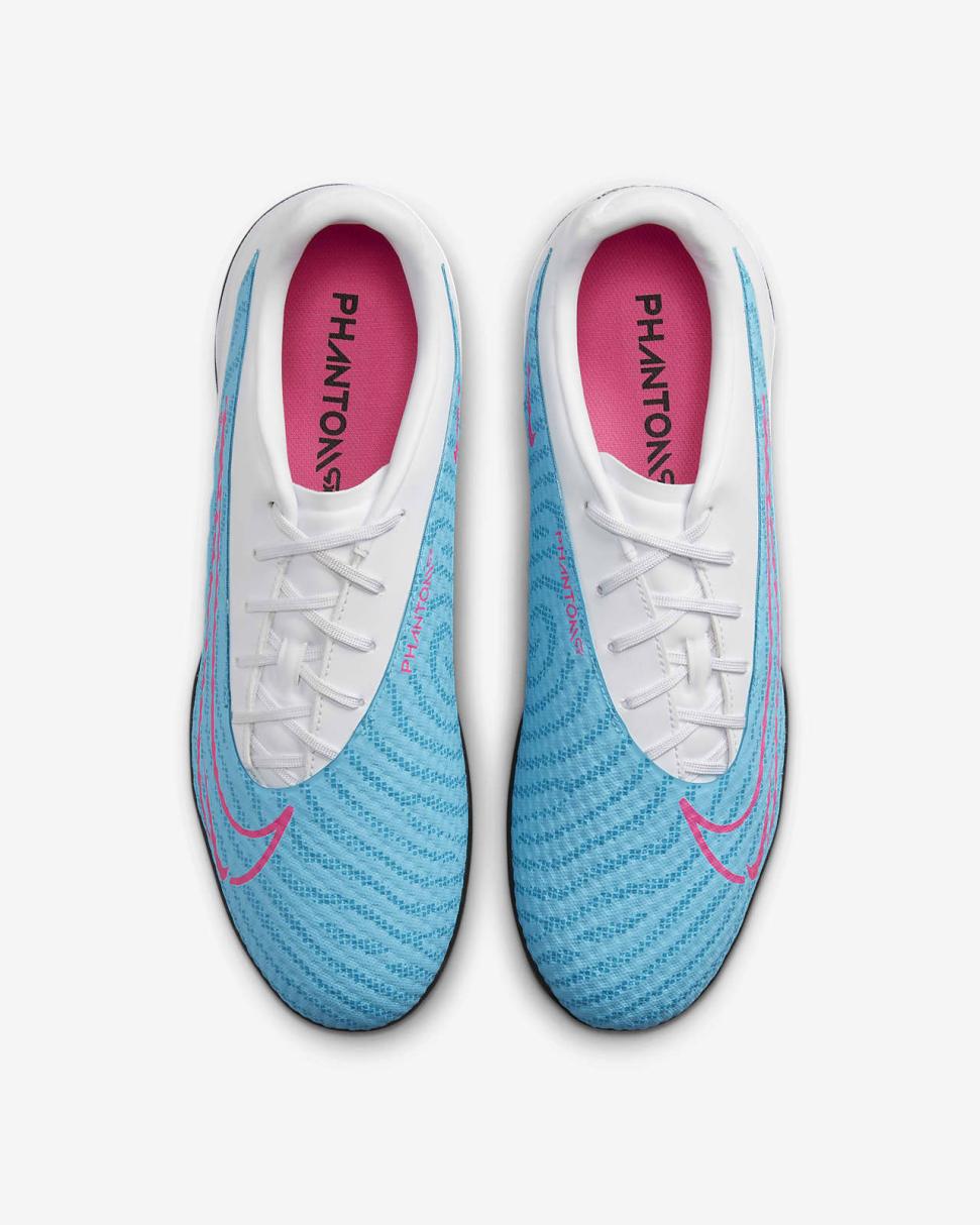 Nike Phantom GX Academy Baltic Blue/White/Laser Blue/Pink Blast | Mens Nike Soccer