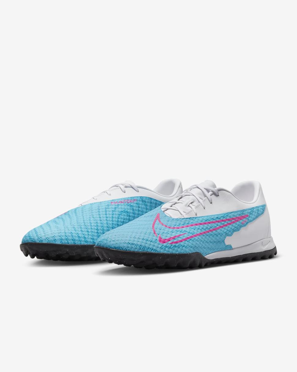Nike Phantom GX Academy Baltic Blue/White/Laser Blue/Pink Blast | Mens Nike Soccer
