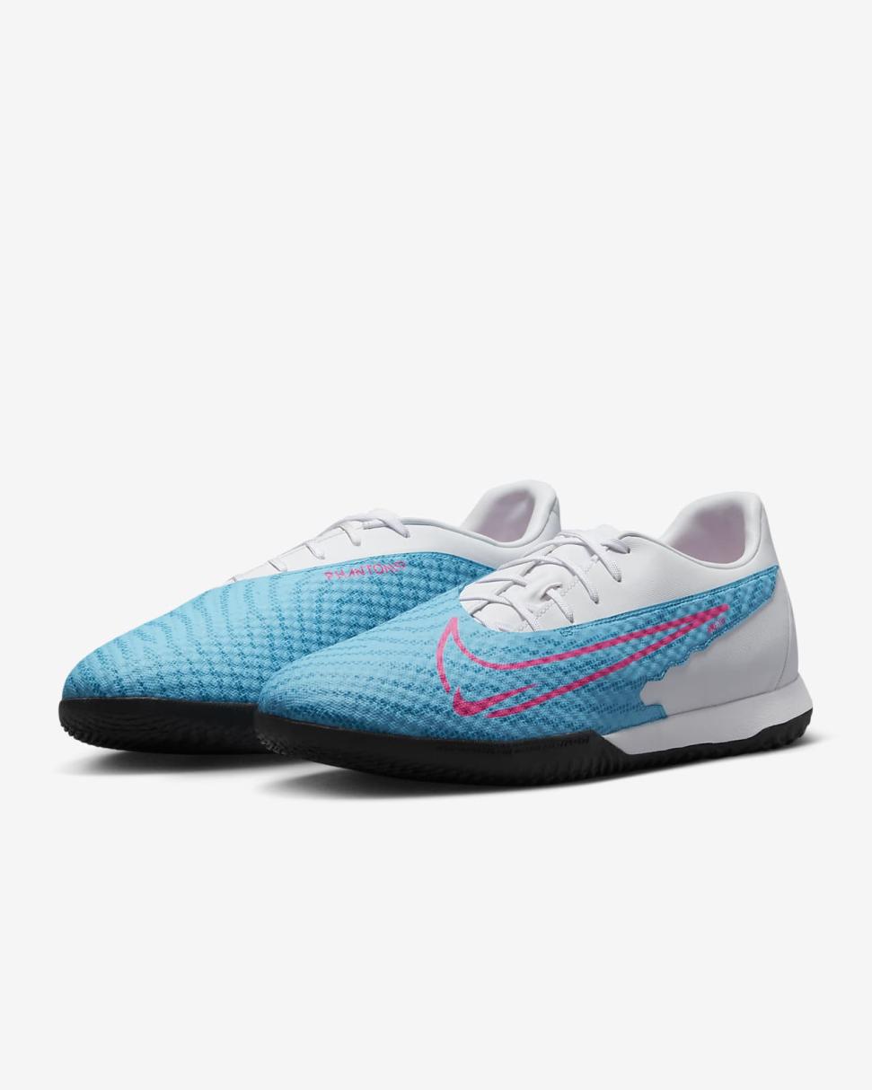 Nike Phantom GX Academy Baltic Blue/White/Laser Blue/Pink Blast | Mens Nike Soccer