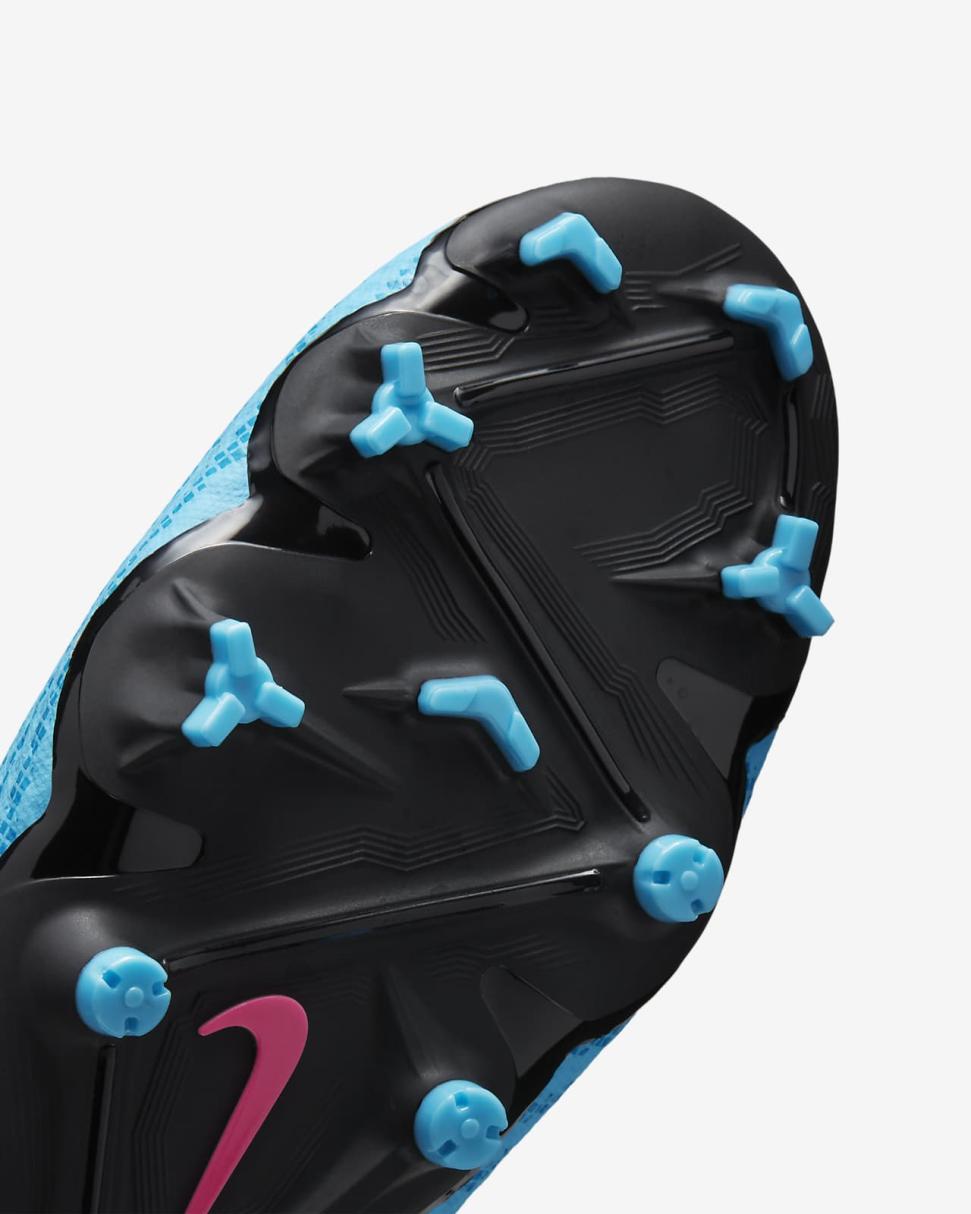 Nike Phantom GX Academy Baltic Blue/White/Laser Blue/Pink Blast | Mens Nike Soccer