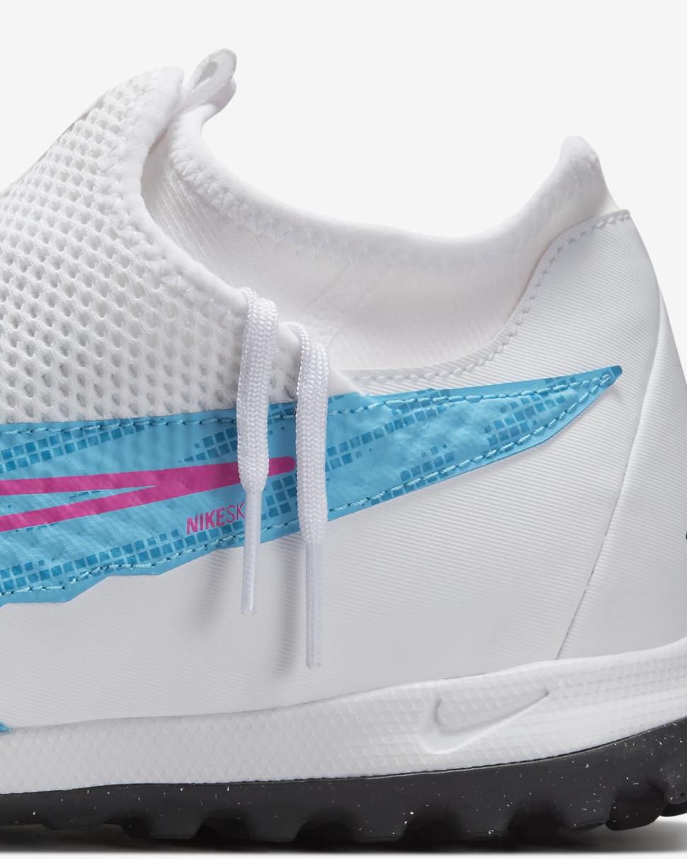 Nike Phantom GX Academy Baltic Blue/White/Laser Blue/Pink Blast | Mens Nike Soccer