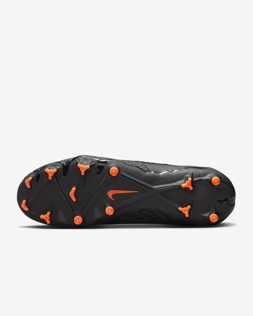 Nike Phantom GX Academy Black/Dark Smoke Grey/Total Orange/Summit White | Mens Nike Soccer