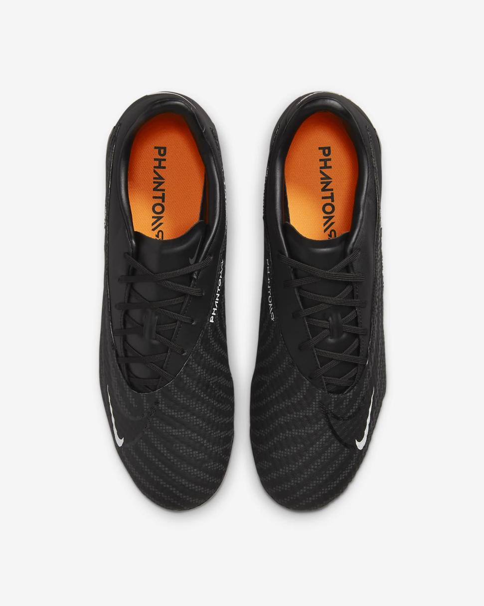 Nike Phantom GX Academy Black/Dark Smoke Grey/Total Orange/Summit White | Mens Nike Soccer