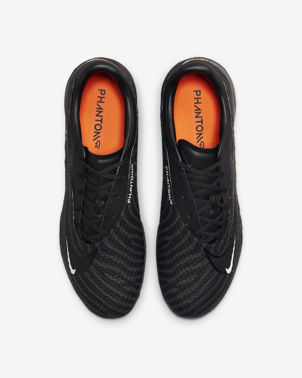 Nike Phantom GX Academy Black/Dark Smoke Grey/Total Orange/Summit White | Mens Nike Soccer