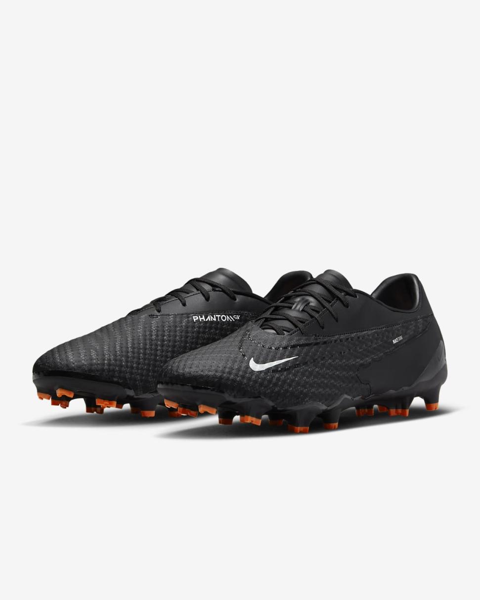 Nike Phantom GX Academy Black/Dark Smoke Grey/Total Orange/Summit White | Mens Nike Soccer