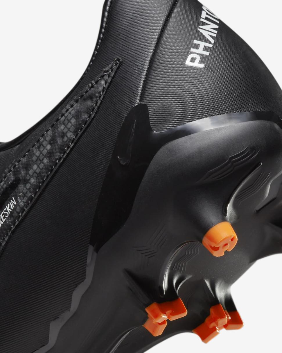 Nike Phantom GX Academy Black/Dark Smoke Grey/Total Orange/Summit White | Mens Nike Soccer