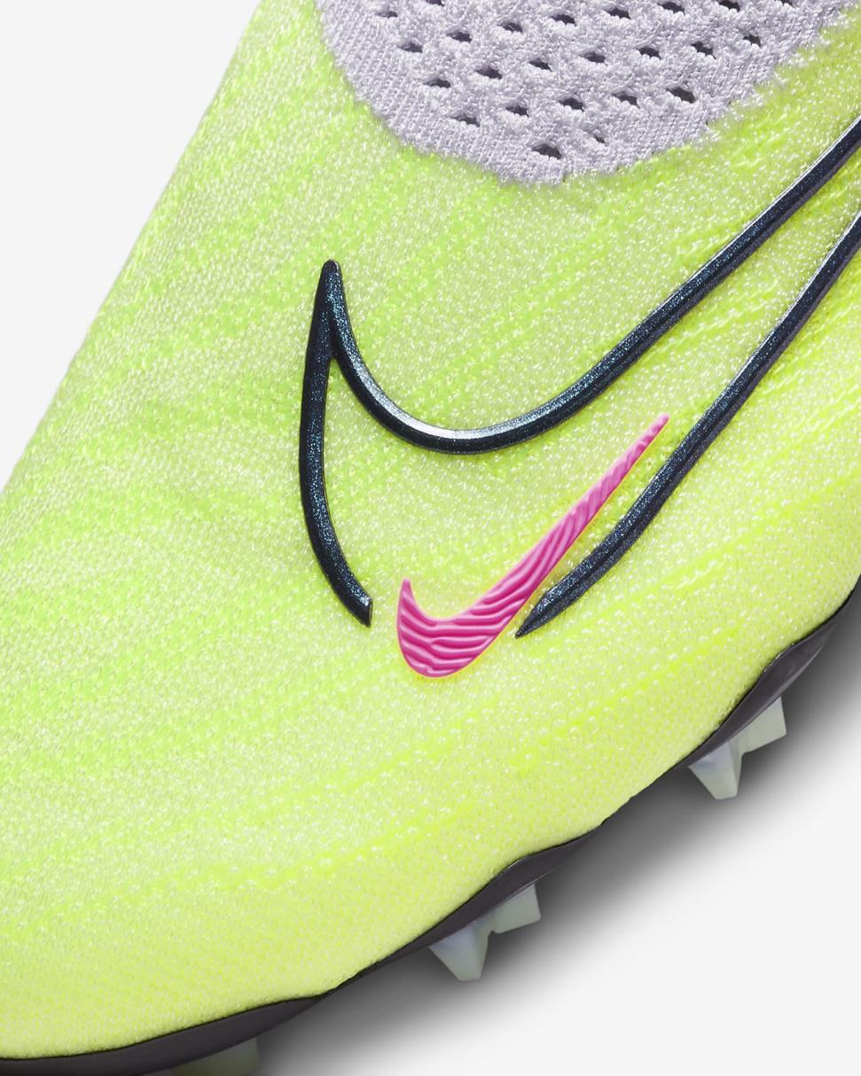 Nike Phantom GX Elite Barely Volt/Barely Grape/Gridiron | Mens Nike Soccer