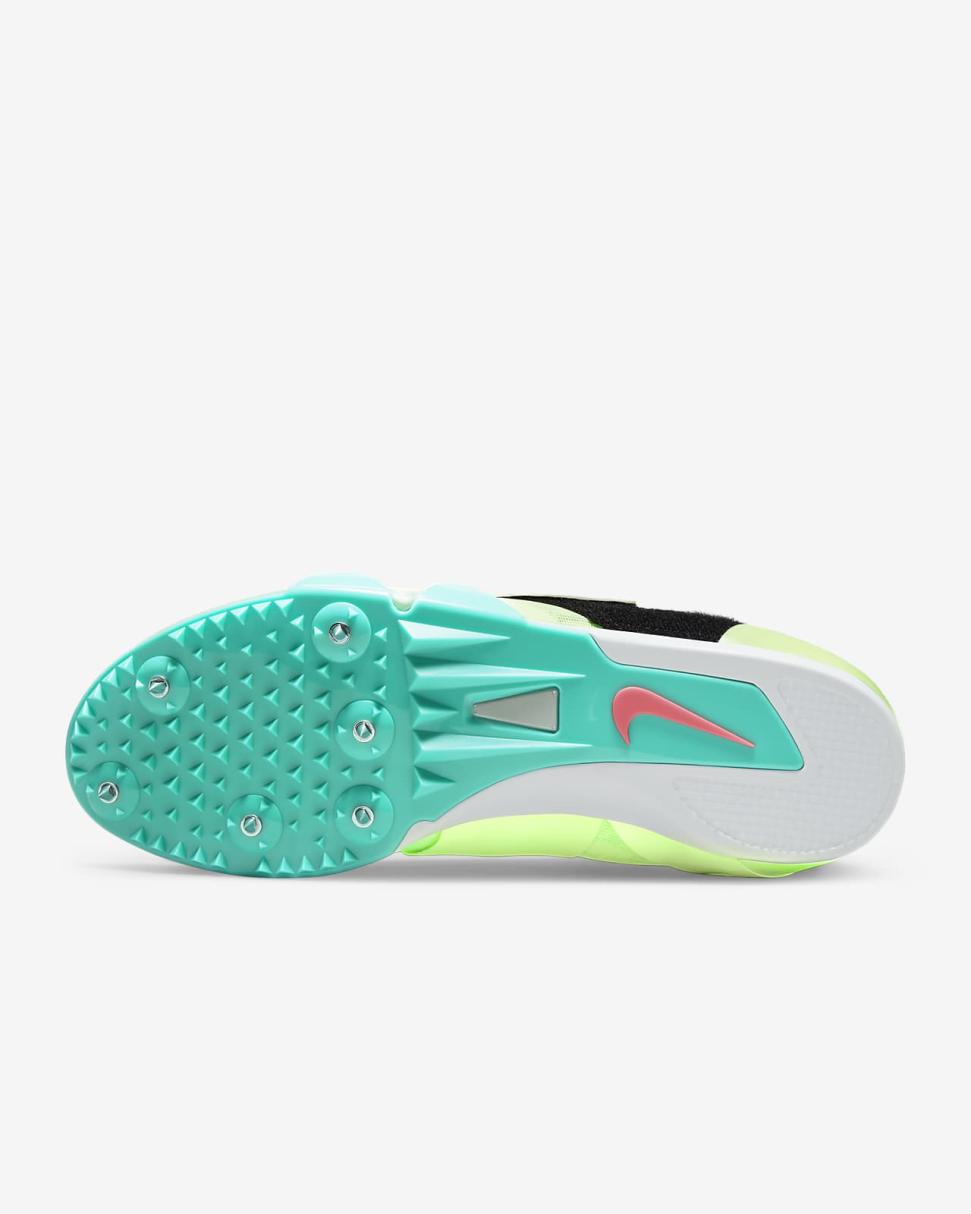Nike Pole Vault Elite Barely Volt/Black/Dynamic Turquoise/Hyper Orange | Mens/Womens Nike Running