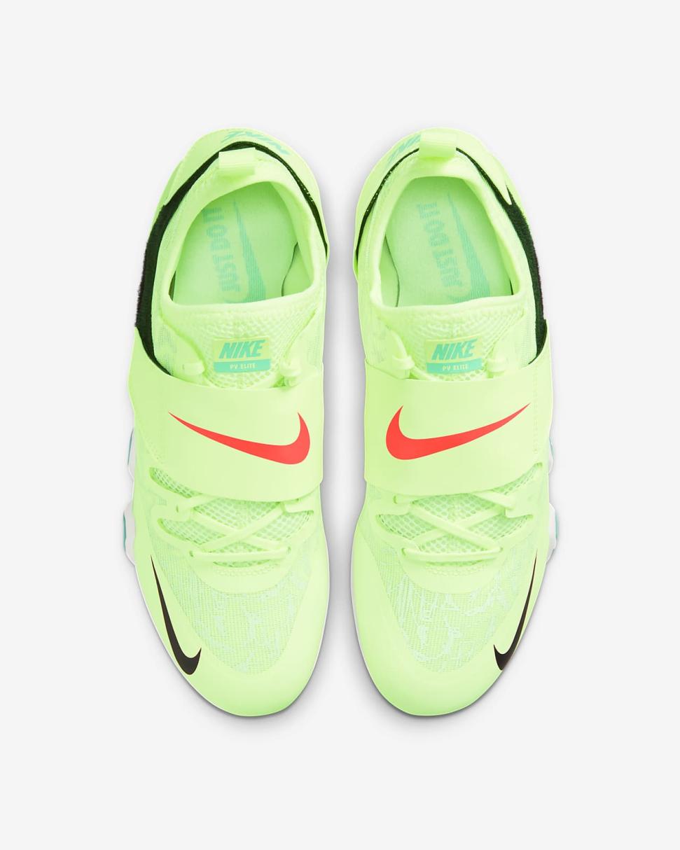 Nike Pole Vault Elite Barely Volt/Black/Dynamic Turquoise/Hyper Orange | Mens/Womens Nike Running