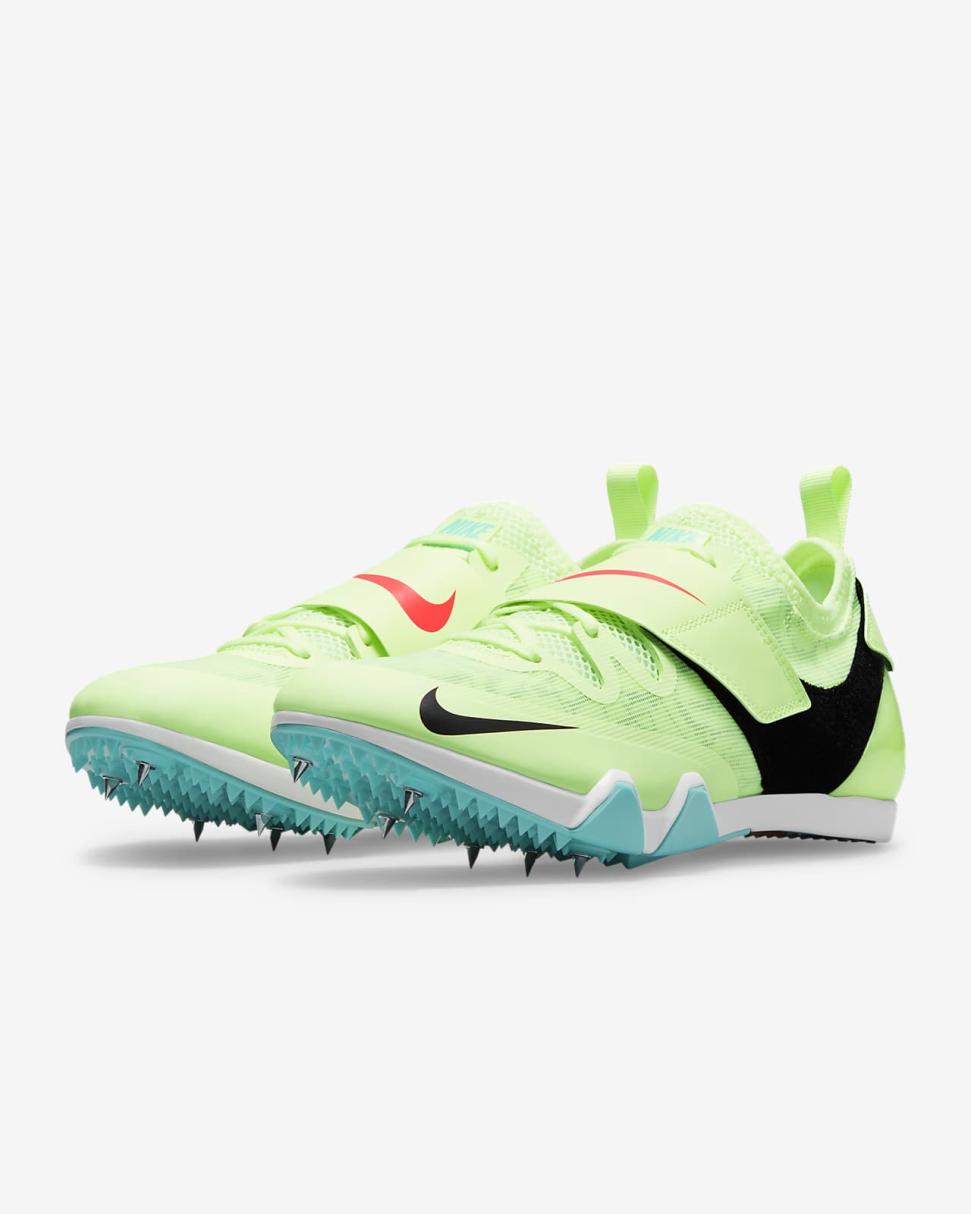 Nike Pole Vault Elite Barely Volt/Black/Dynamic Turquoise/Hyper Orange | Mens/Womens Nike Running