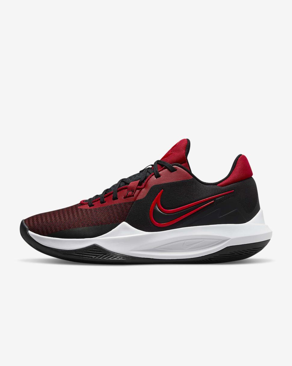 Nike Precision 6 Black/Gym Red/University Red | Mens/Womens Nike Basketball