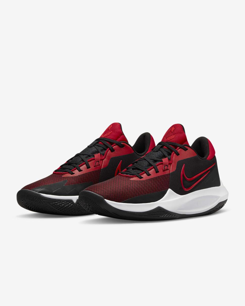 Nike Precision 6 Black/Gym Red/University Red | Mens/Womens Nike Basketball