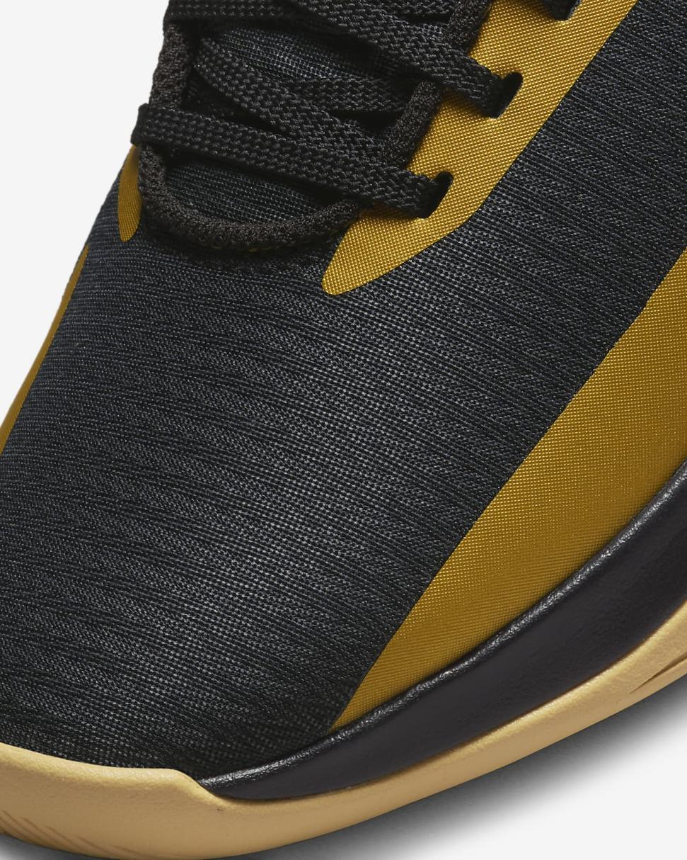 Nike Precision 6 Black/Metallic Gold | Mens/Womens Nike Basketball