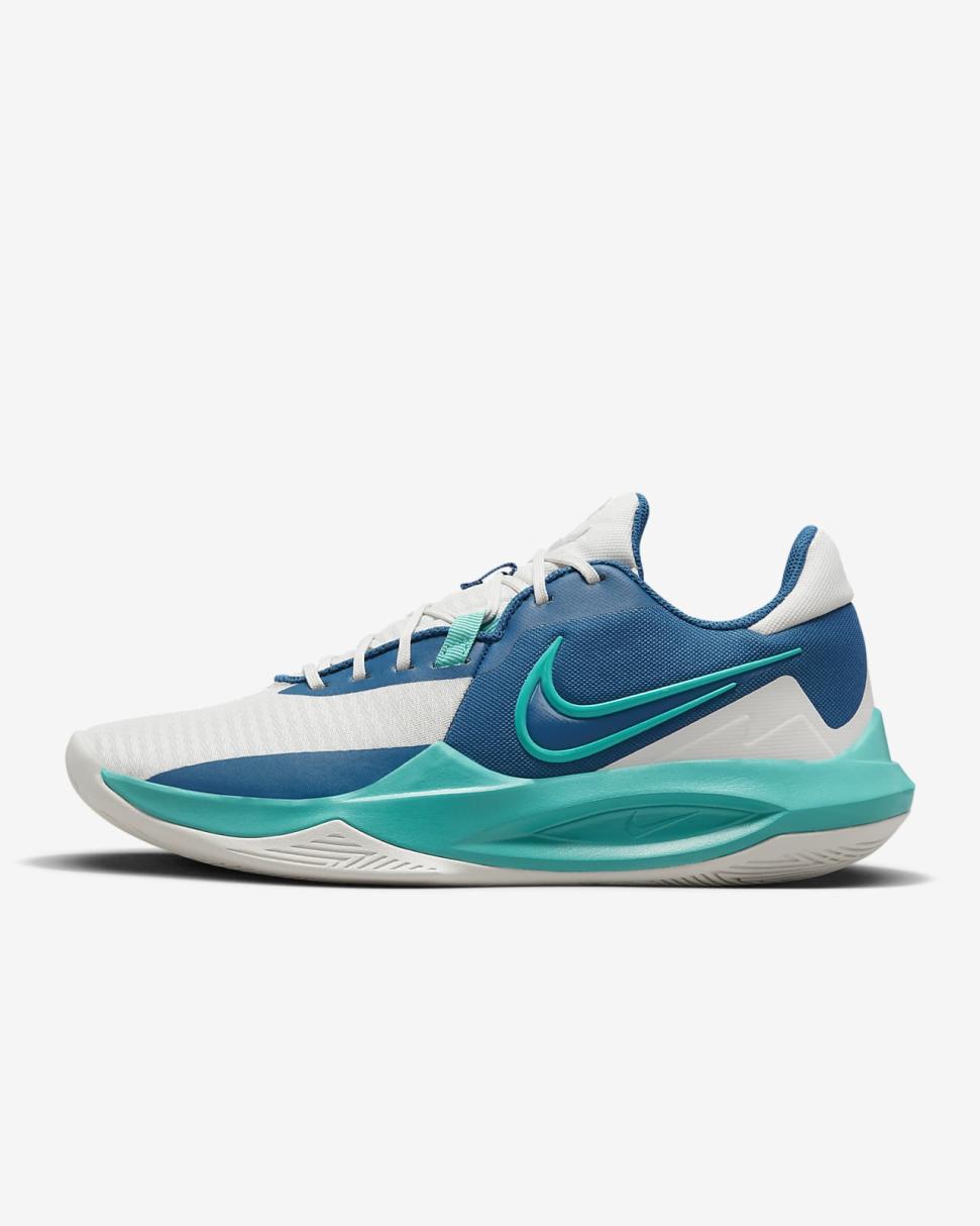 Nike Precision 6 Phantom/Industrial Blue/Clear Jade | Mens Nike Basketball