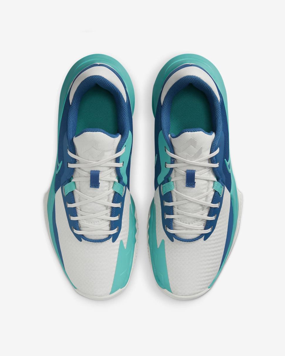 Nike Precision 6 Phantom/Industrial Blue/Clear Jade | Mens Nike Basketball