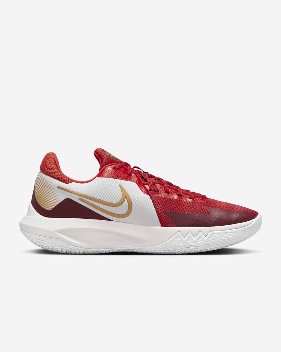 Nike Precision 6 Phantom/Team Red/Light Crimson/Metallic Gold | Mens/Womens Nike Basketball
