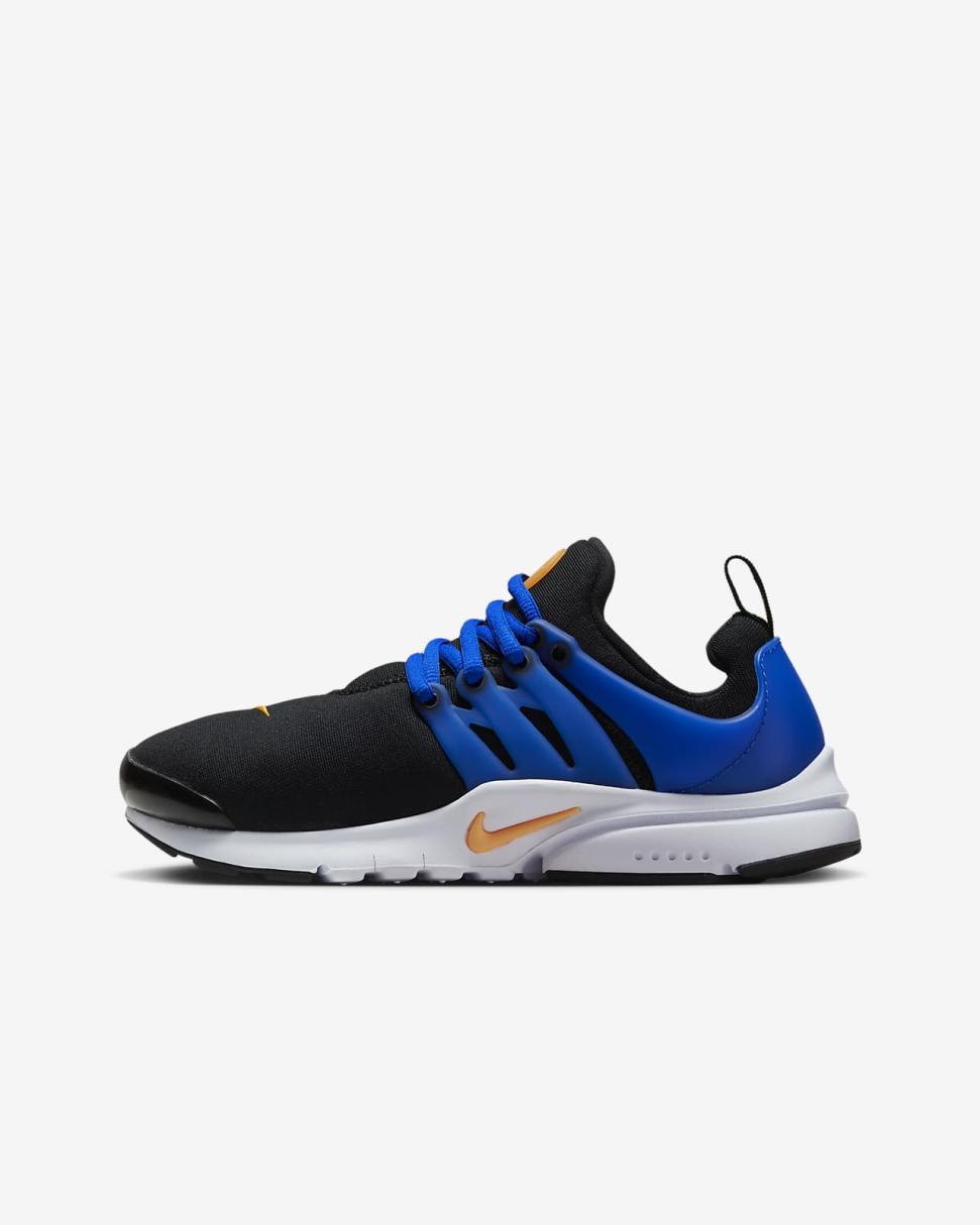 Nike Presto Black/Racer Blue/Laser Orange/Laser Orange | Kids Nike Lifestyle