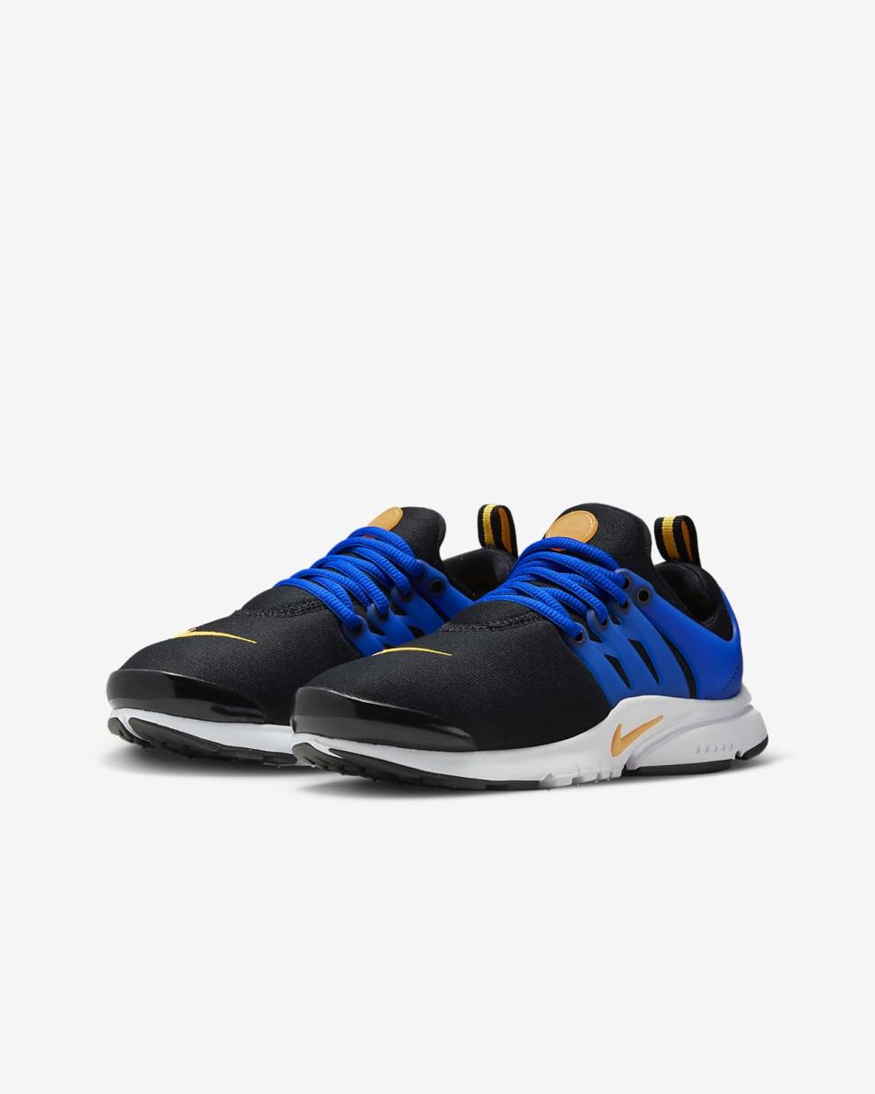 Nike Presto Black/Racer Blue/Laser Orange/Laser Orange | Kids Nike Lifestyle