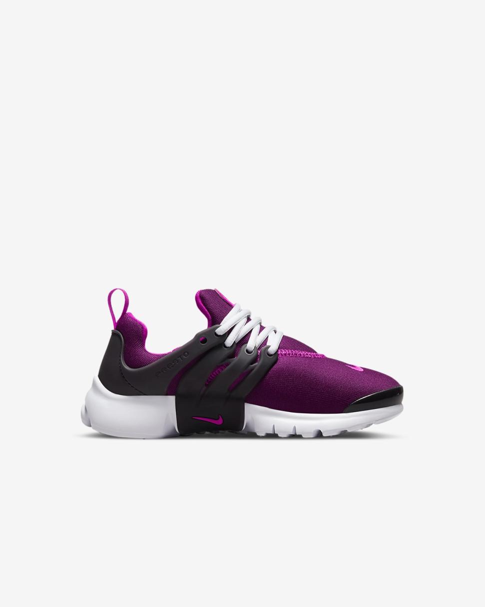 Nike Presto Sangria/Off Noir/White/Pink Prime | Kids Nike Lifestyle