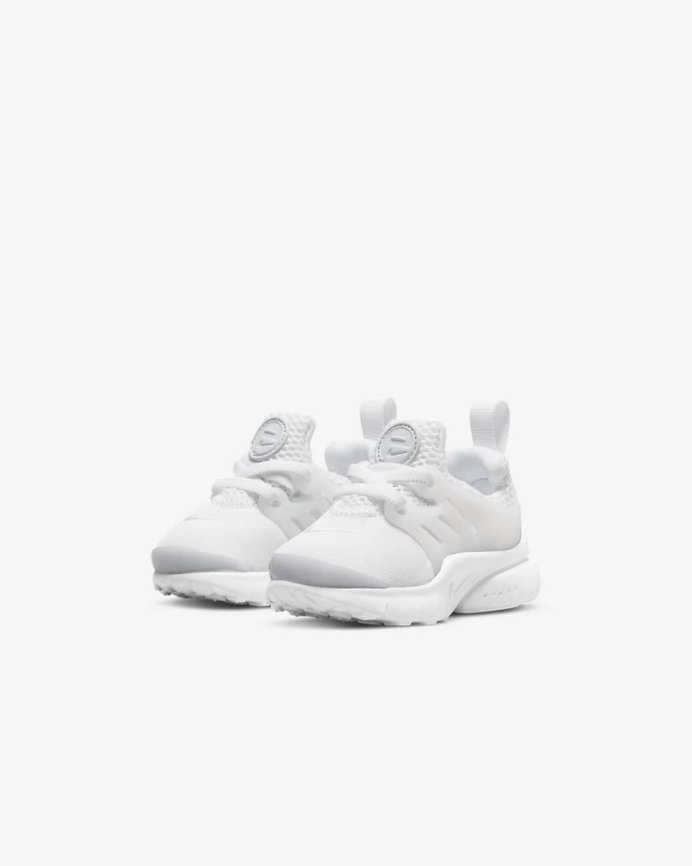 Nike Presto White/White/Pure Platinum/White | Kids Nike Lifestyle