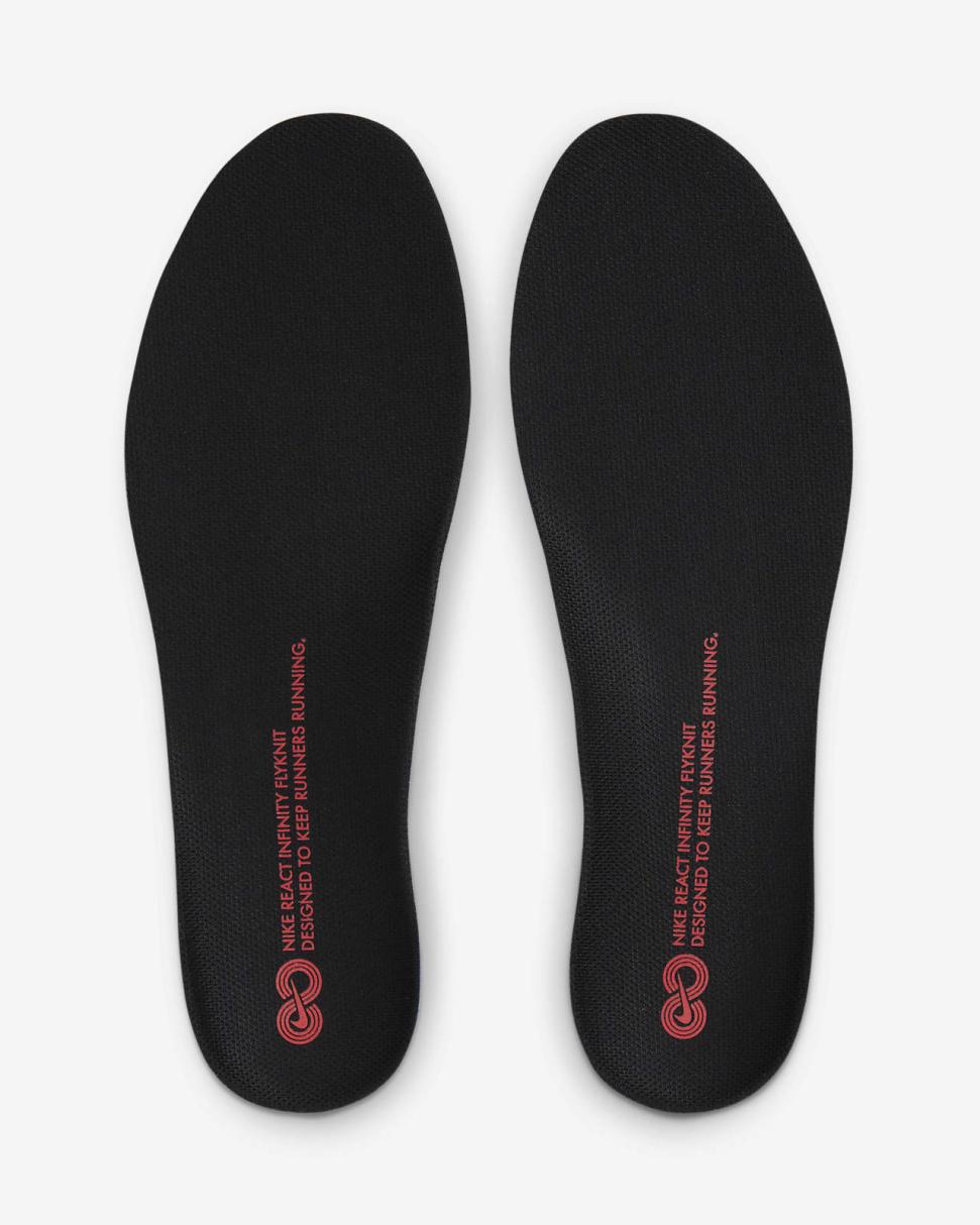 Nike React Infinity 3 Black/Green Strike/Team Red/Siren Red | Mens Nike Running