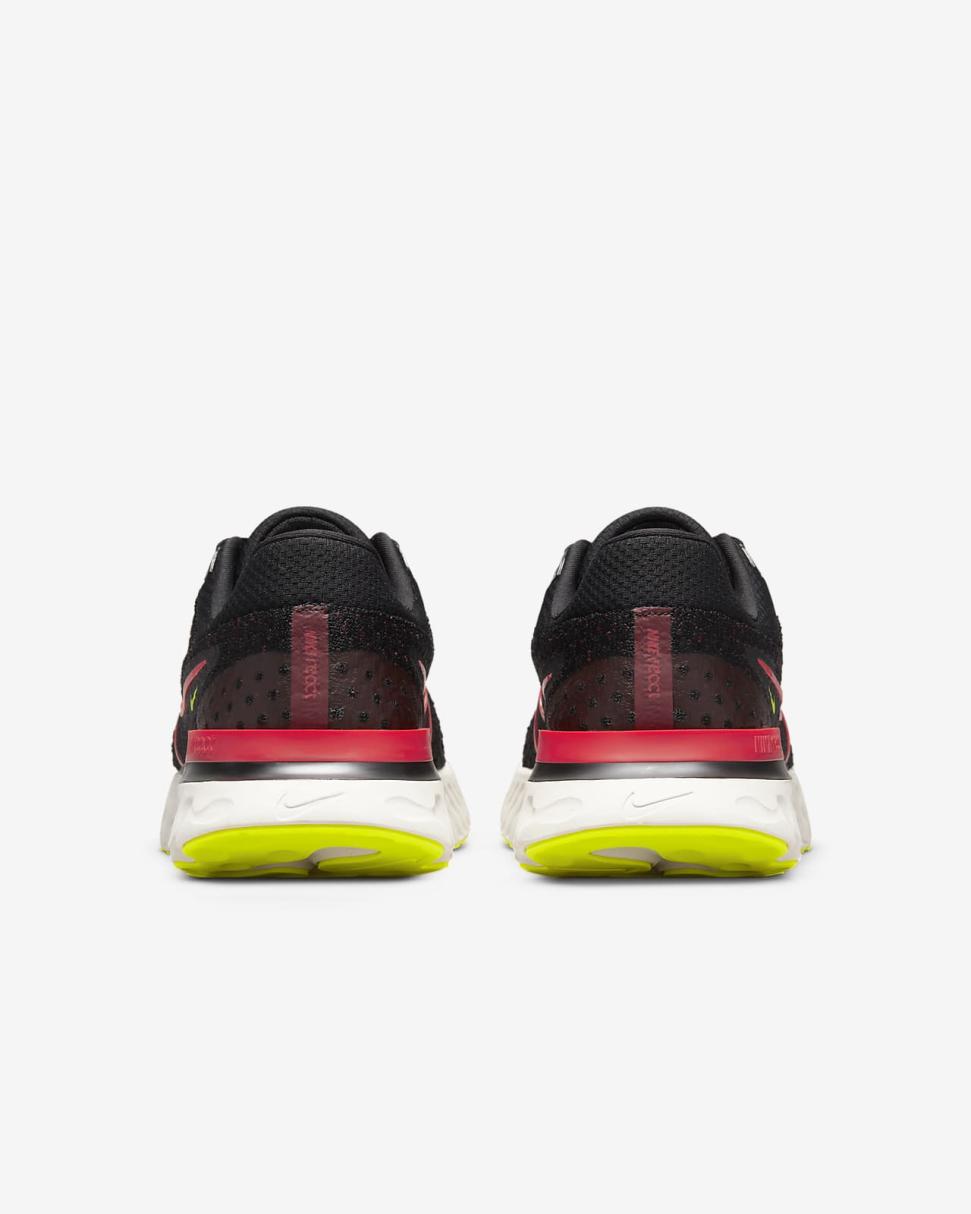 Nike React Infinity 3 Black/Team Red/Volt/Siren Red | Mens Nike Running