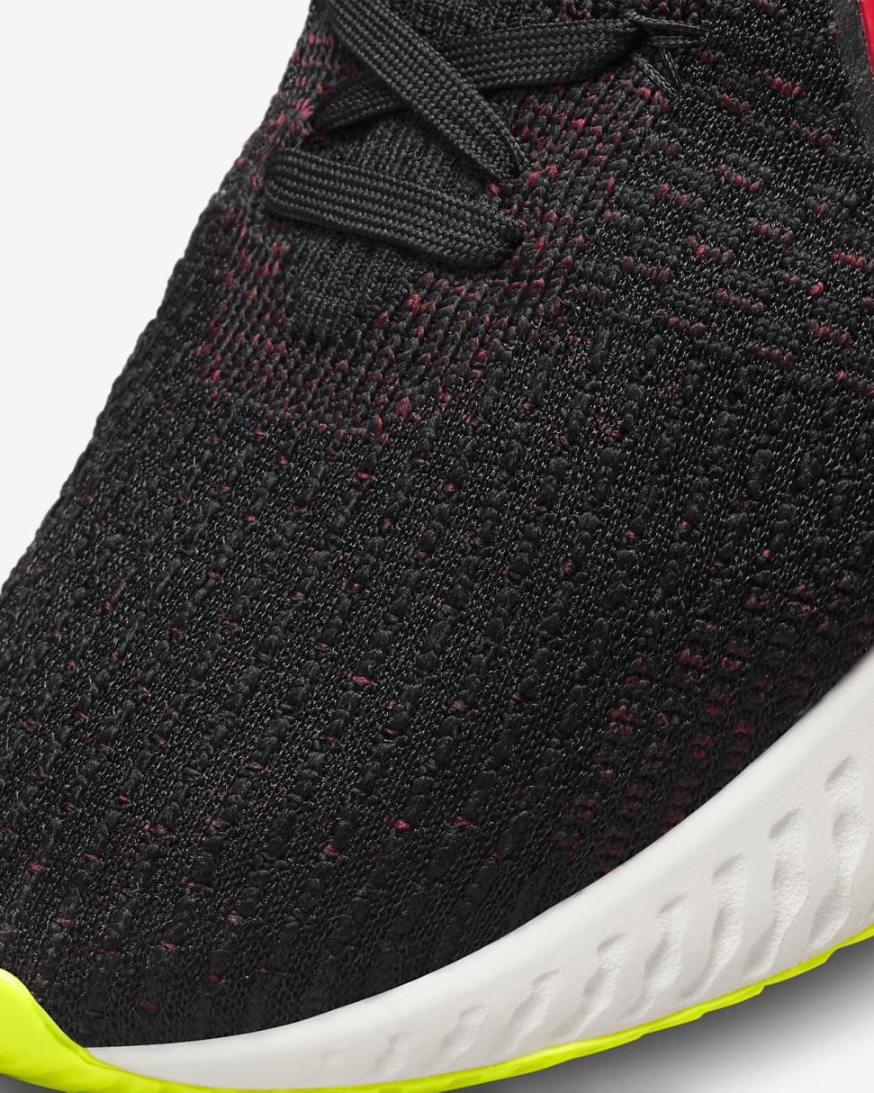 Nike React Infinity 3 Black/Team Red/Volt/Siren Red | Mens Nike Running