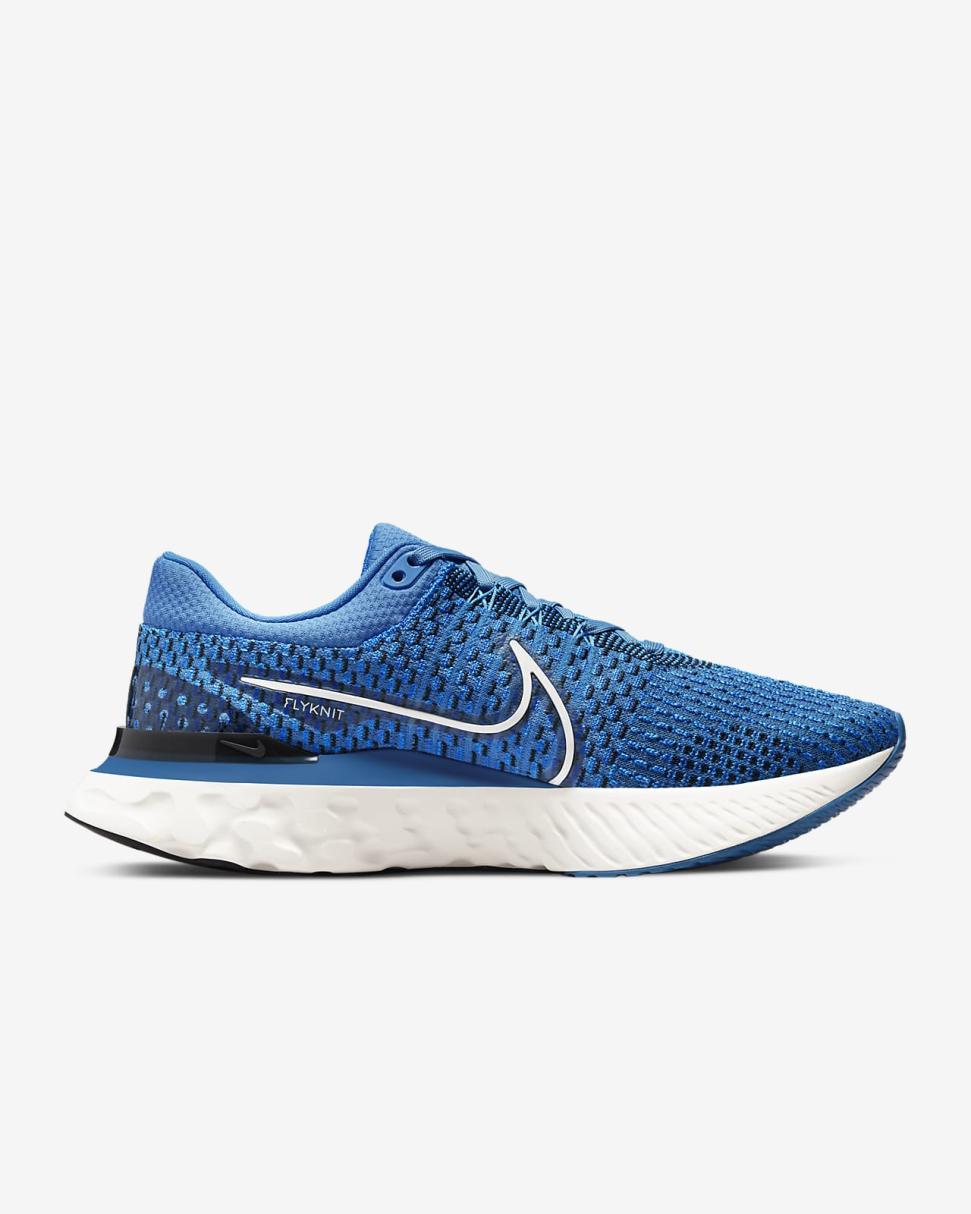 Nike React Infinity 3 Dutch Blue/Black/Blue Glow/Phantom | Mens Nike Running