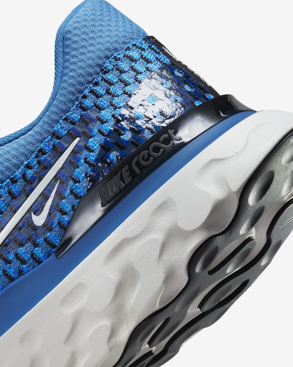 Nike React Infinity 3 Dutch Blue/Black/Blue Glow/Phantom | Mens Nike Running