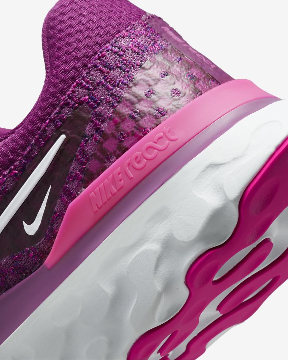 Nike React Infinity 3 Light Bordeaux/Pink Prime/Sangria/White | Womens Nike Running