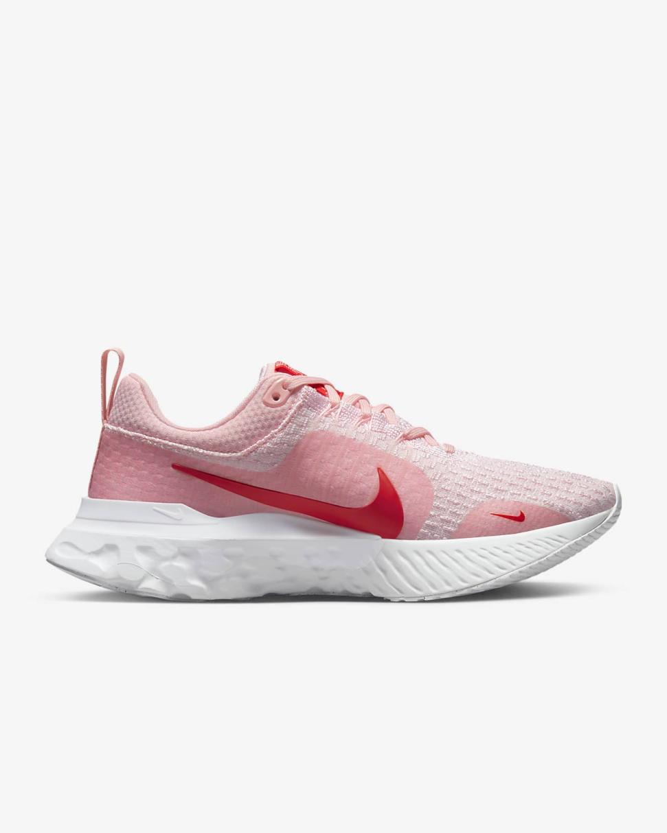 Nike React Infinity 3 Medium Soft Pink/White/Summit White/Light Crimson | Womens Nike Running