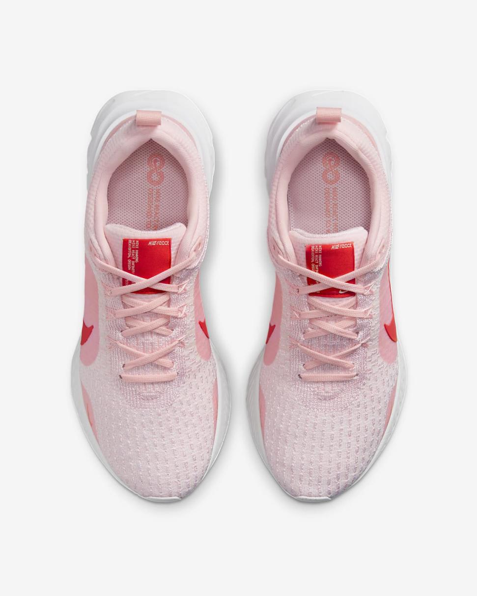 Nike React Infinity 3 Medium Soft Pink/White/Summit White/Light Crimson | Womens Nike Running