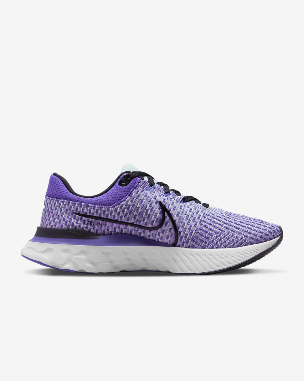 Nike React Infinity 3 Pure Platinum/Psychic Purple/Iris Whisper/Black | Mens Nike Running