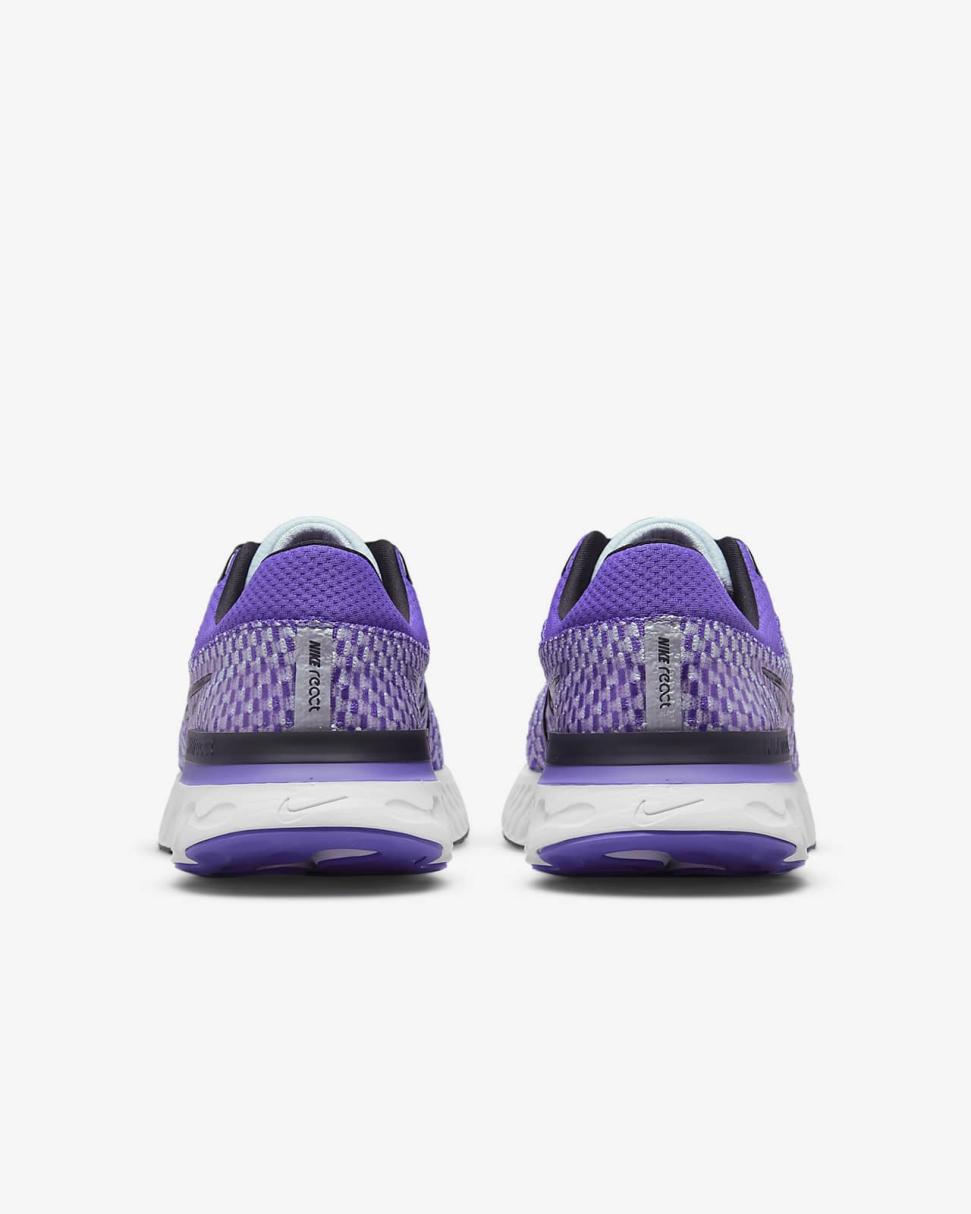 Nike React Infinity 3 Pure Platinum/Psychic Purple/Iris Whisper/Black | Mens Nike Running