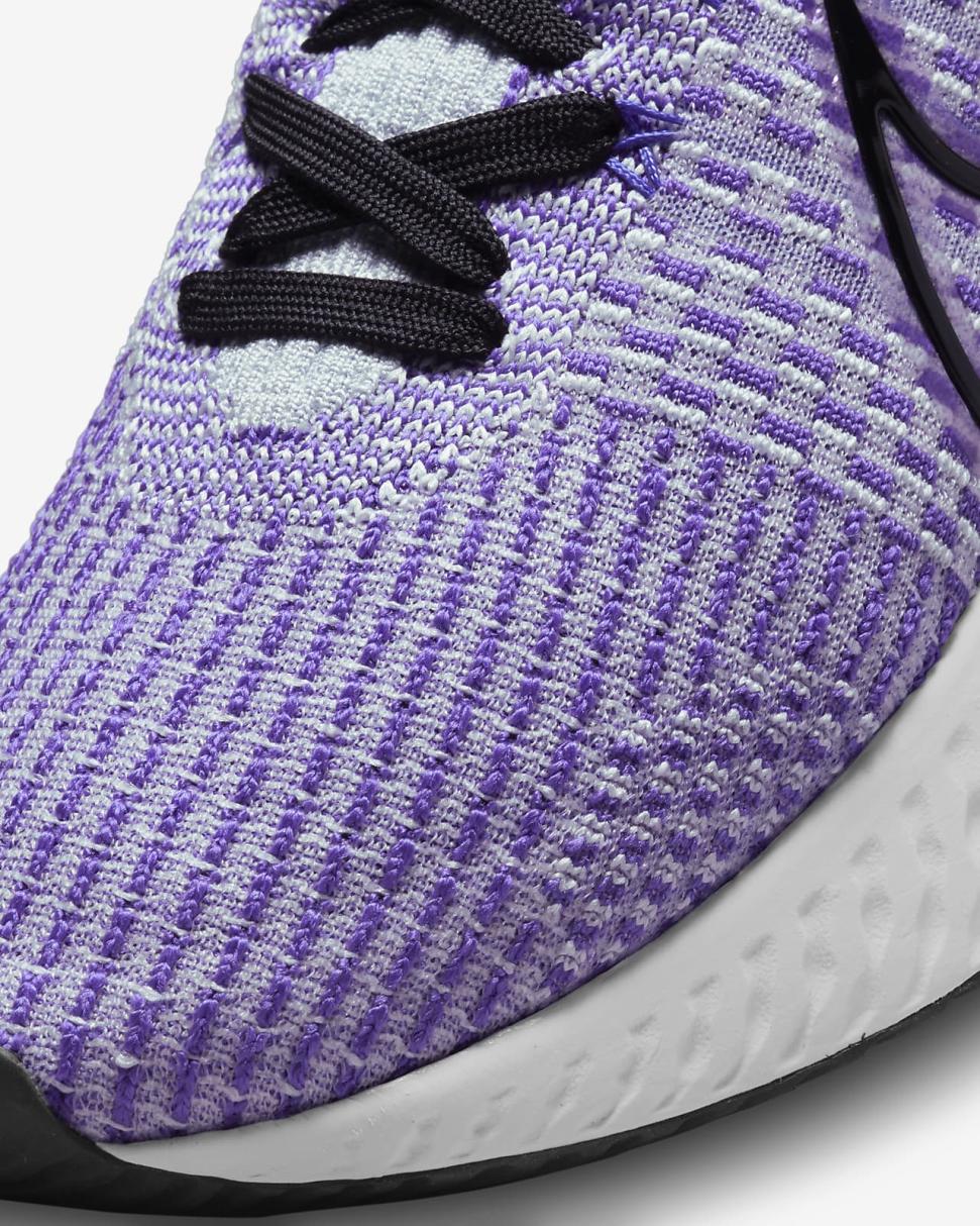 Nike React Infinity 3 Pure Platinum/Psychic Purple/Iris Whisper/Black | Mens Nike Running