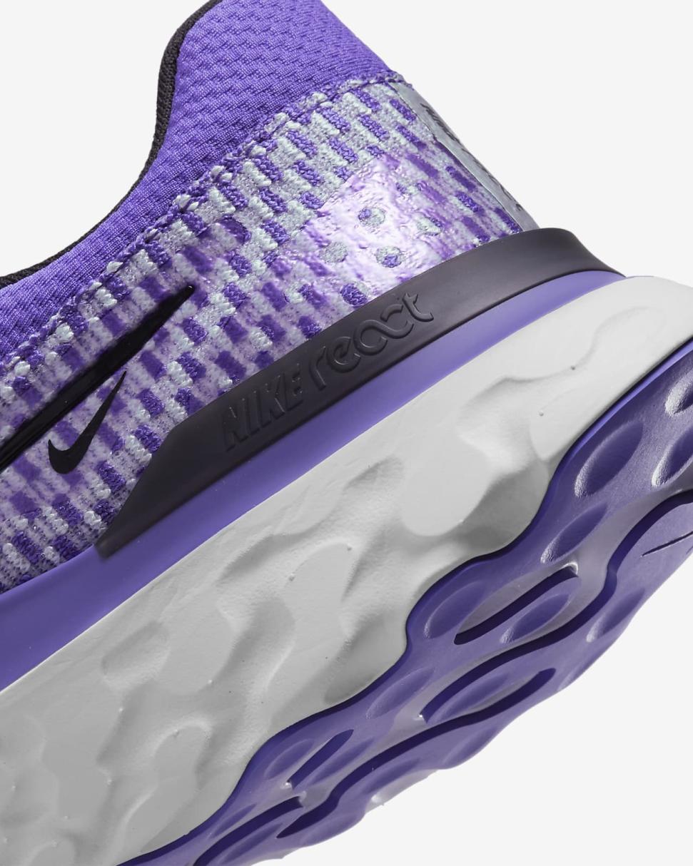 Nike React Infinity 3 Pure Platinum/Psychic Purple/Iris Whisper/Black | Mens Nike Running