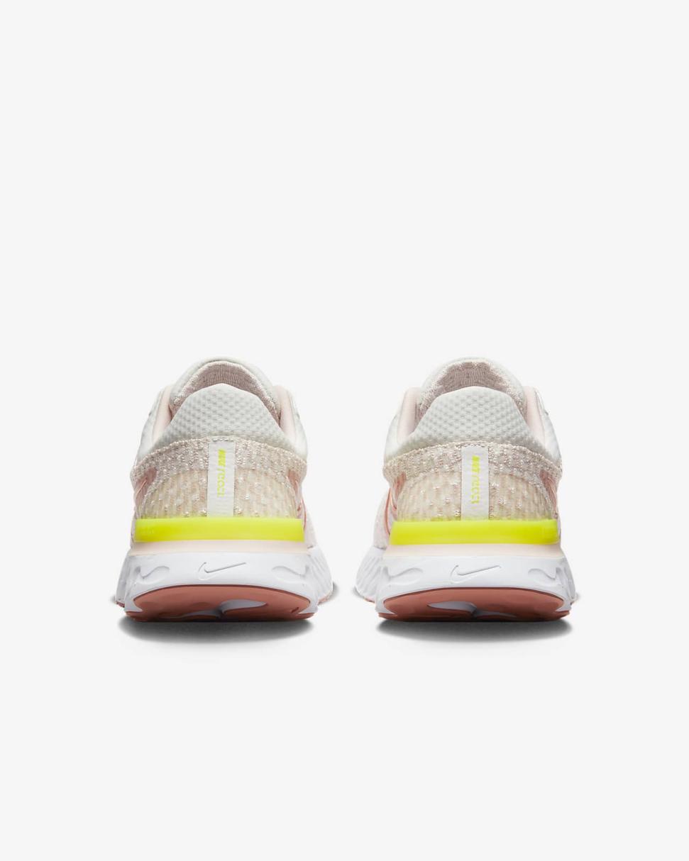 Nike React Infinity 3 Sail/Atmosphere/Pink Oxford/Light Madder Root | Womens Nike Running